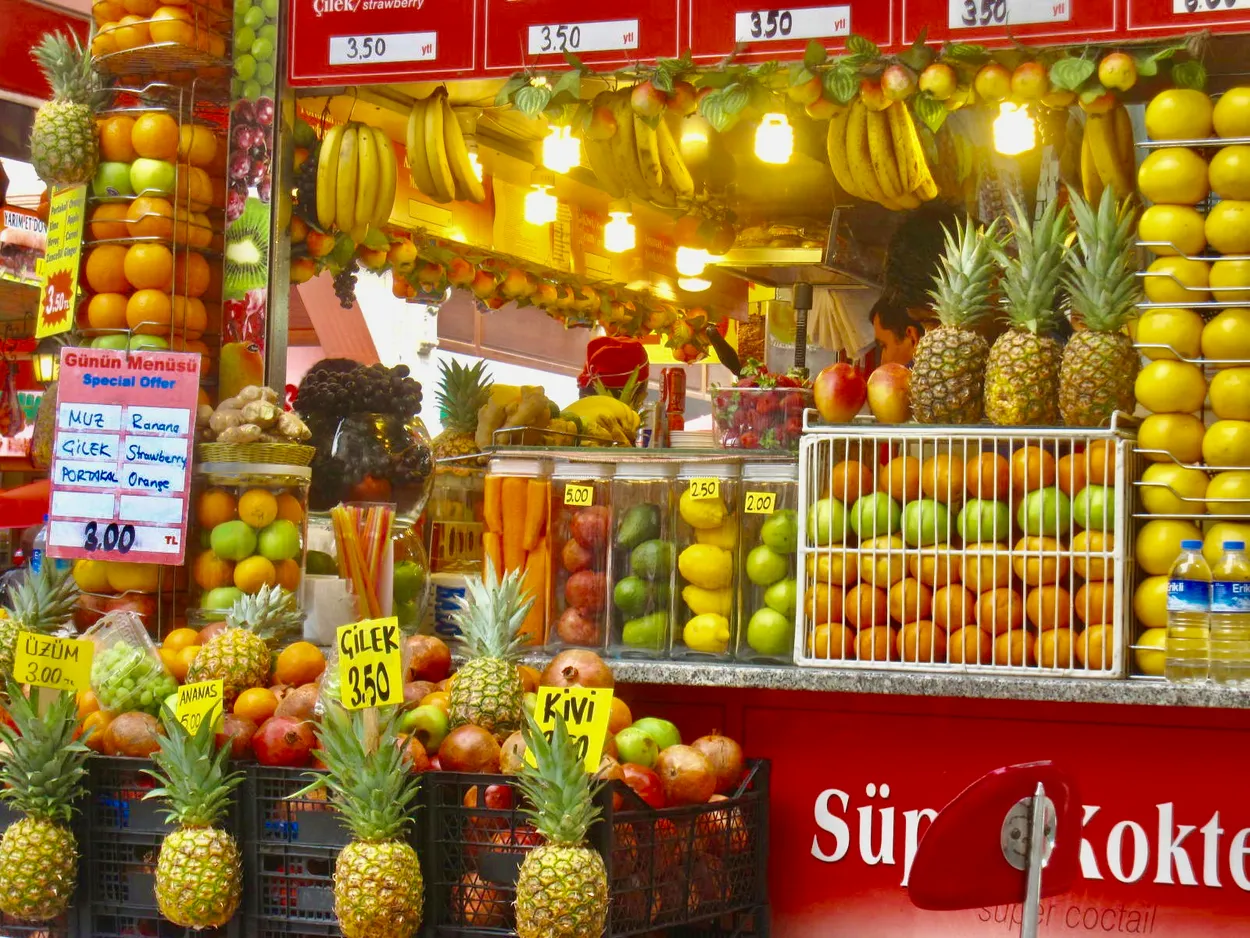 Istanbul Fruit Vendor