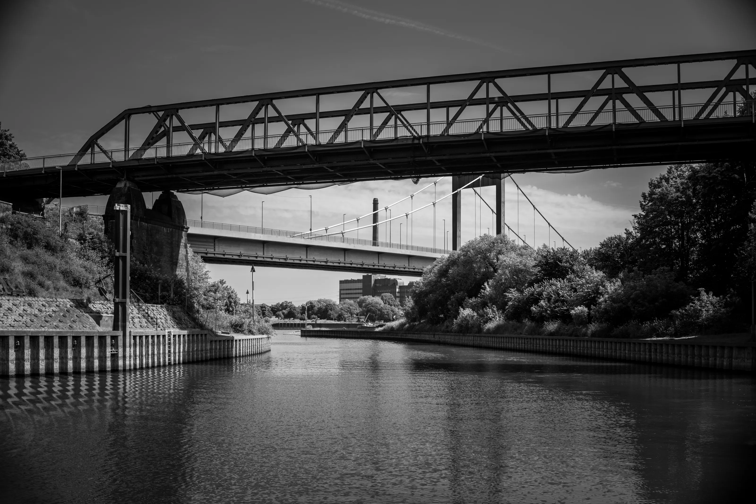 River Rhine near Duisburg