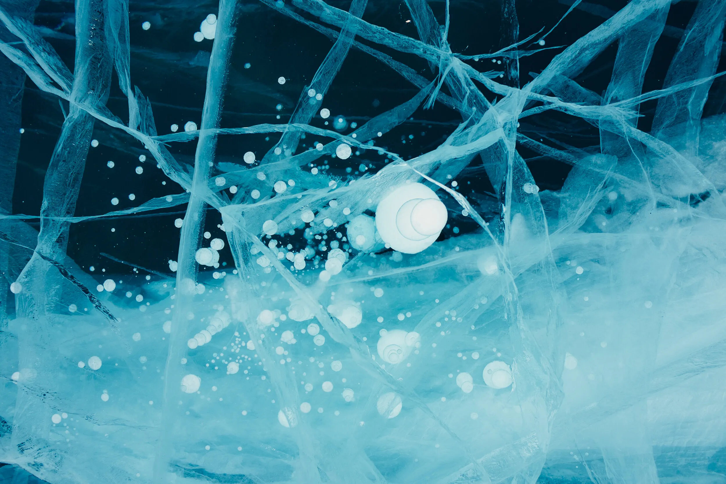 Frozen bubbles