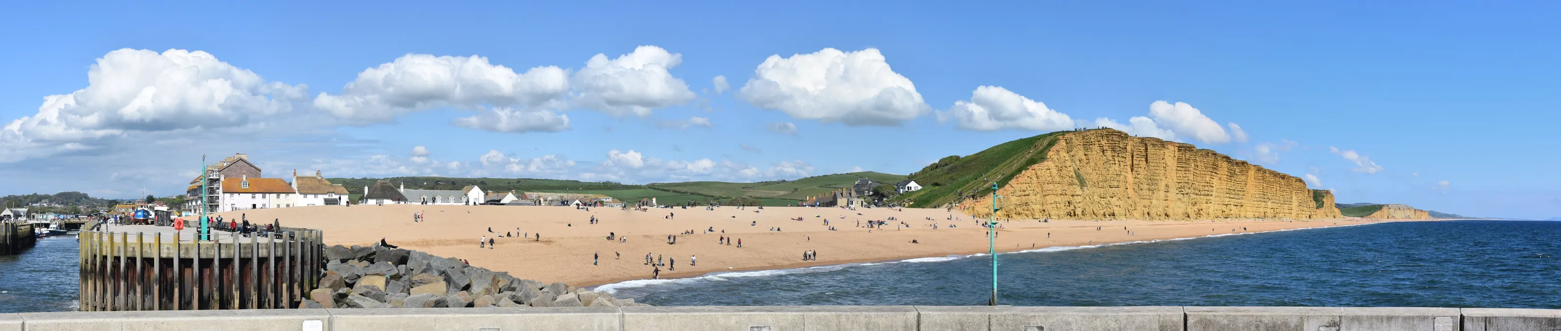 Jurassic Coast at West Bay, Dorset