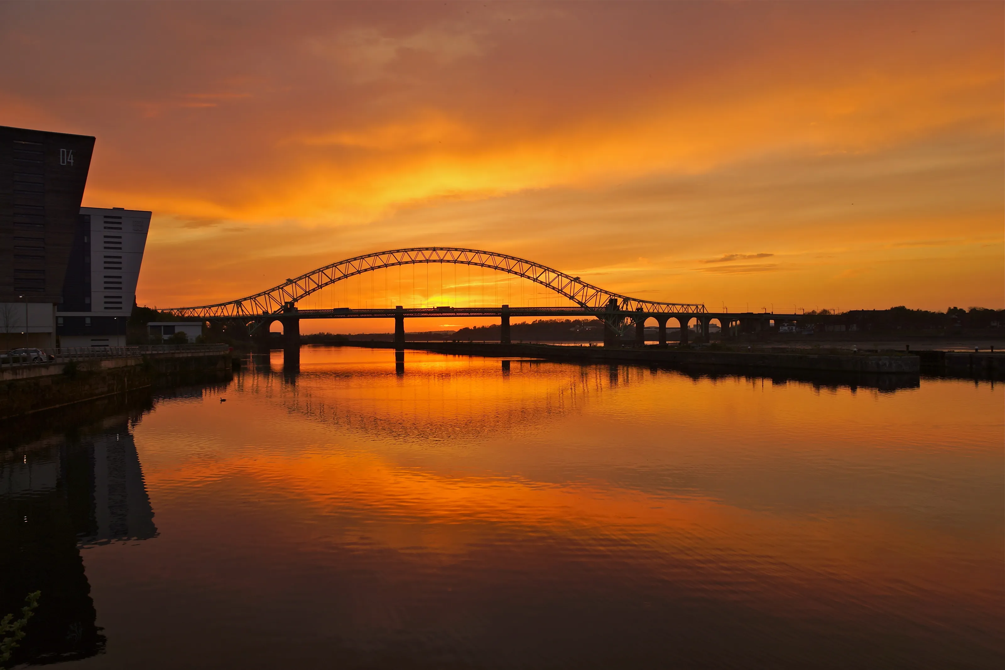 BRIDGE AT SUNDOWN