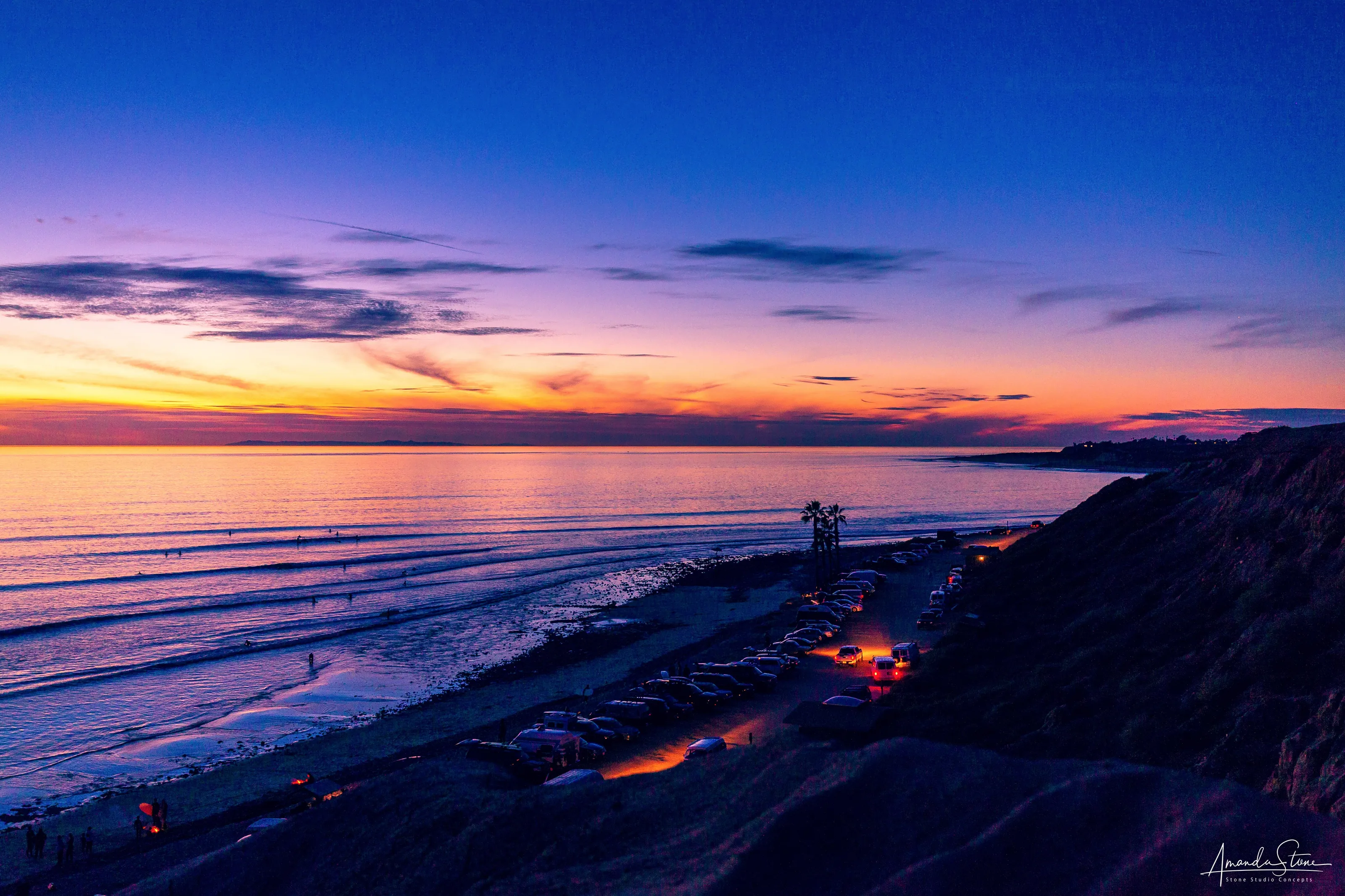 Sunset in California