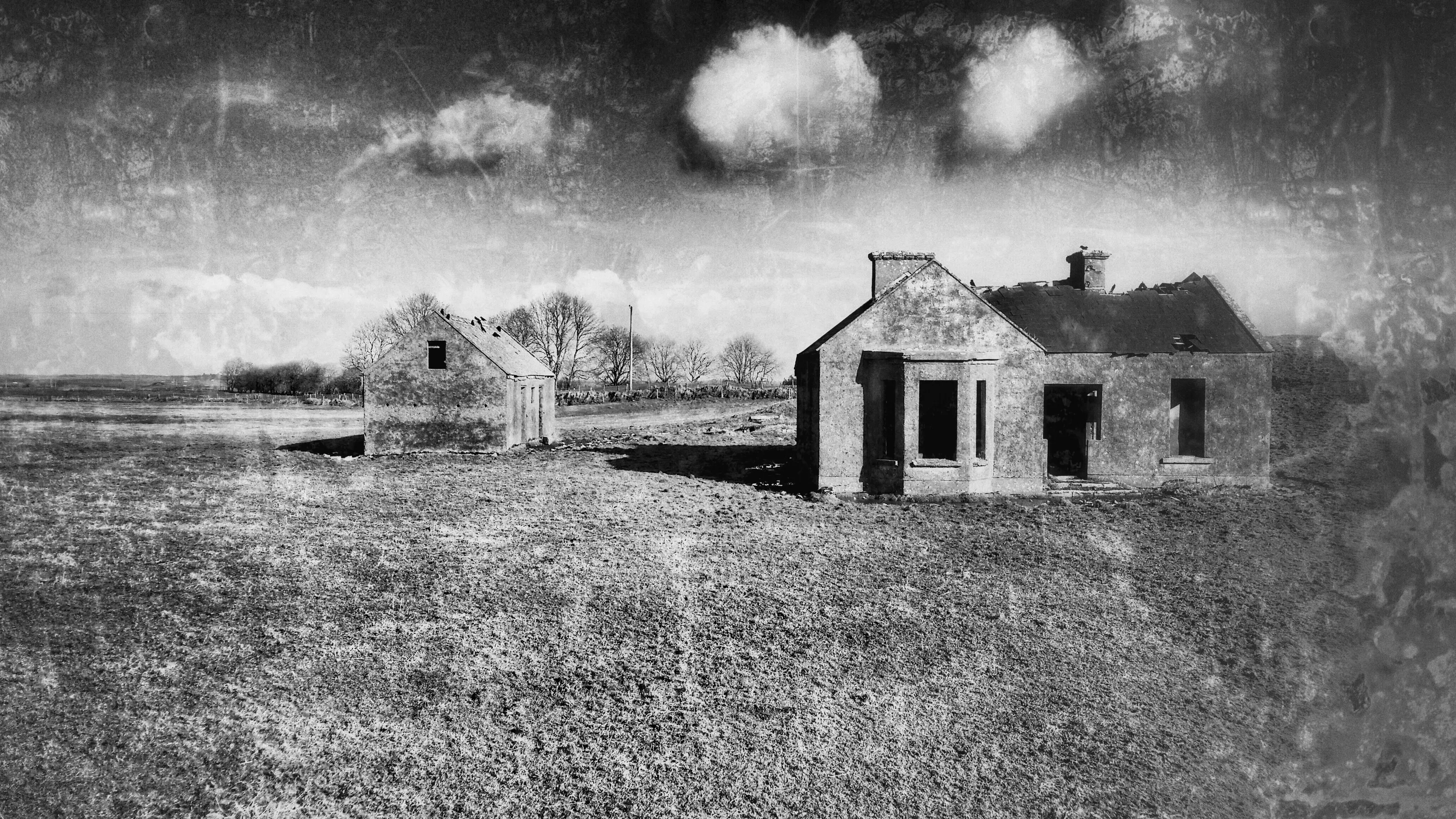 Irish abandoned house