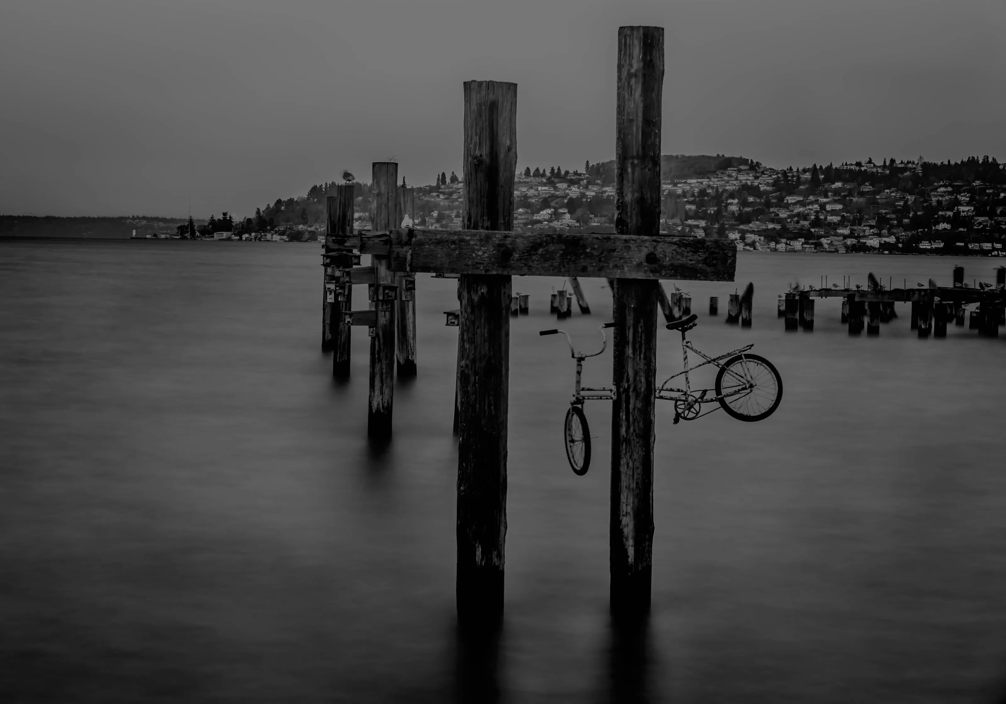 Mysterious Suspended Bike