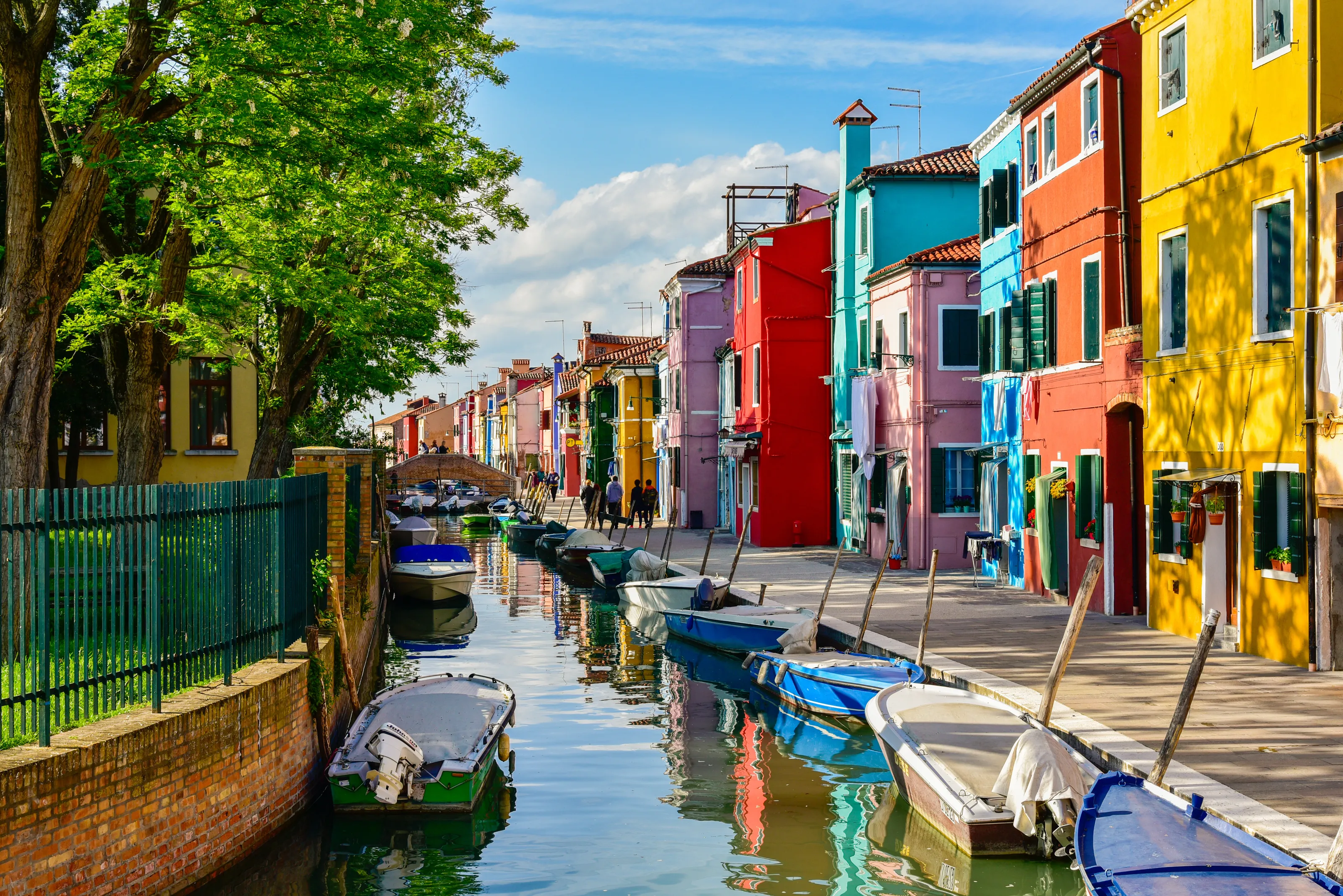 Burano island in Venice, Italy