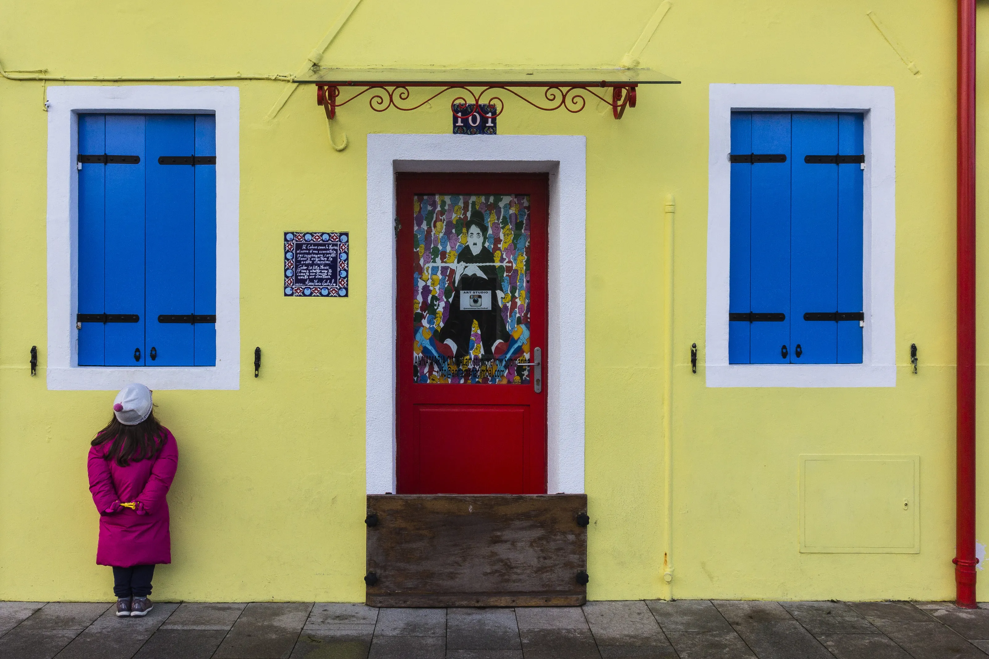 Walking around Burano