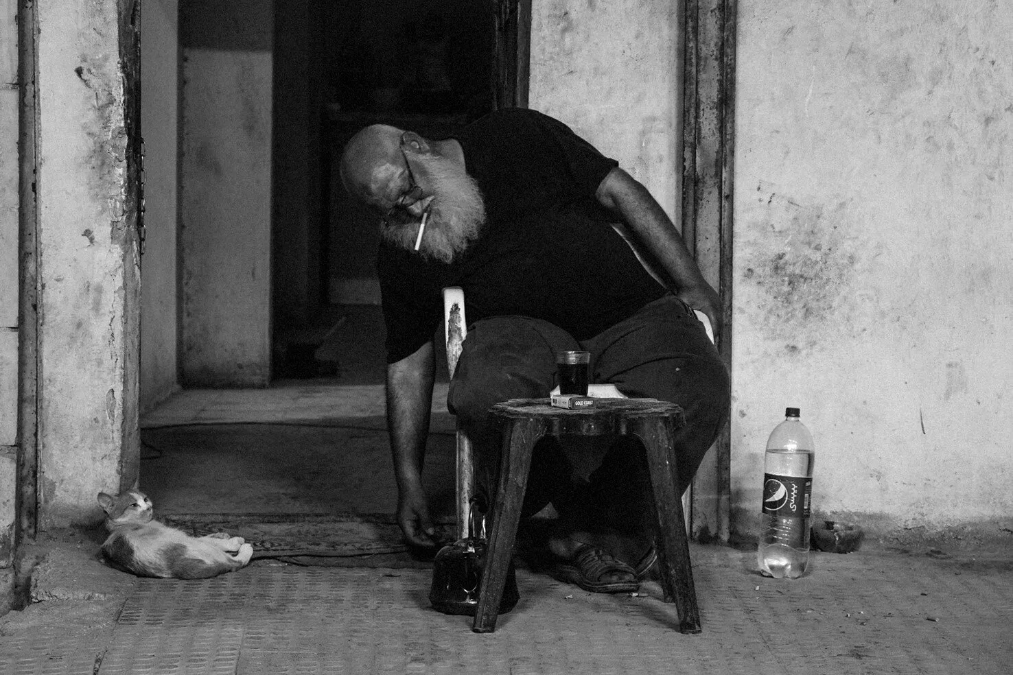 Sleeping.