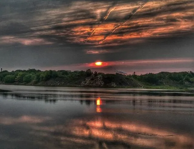 The Lagoon sunset