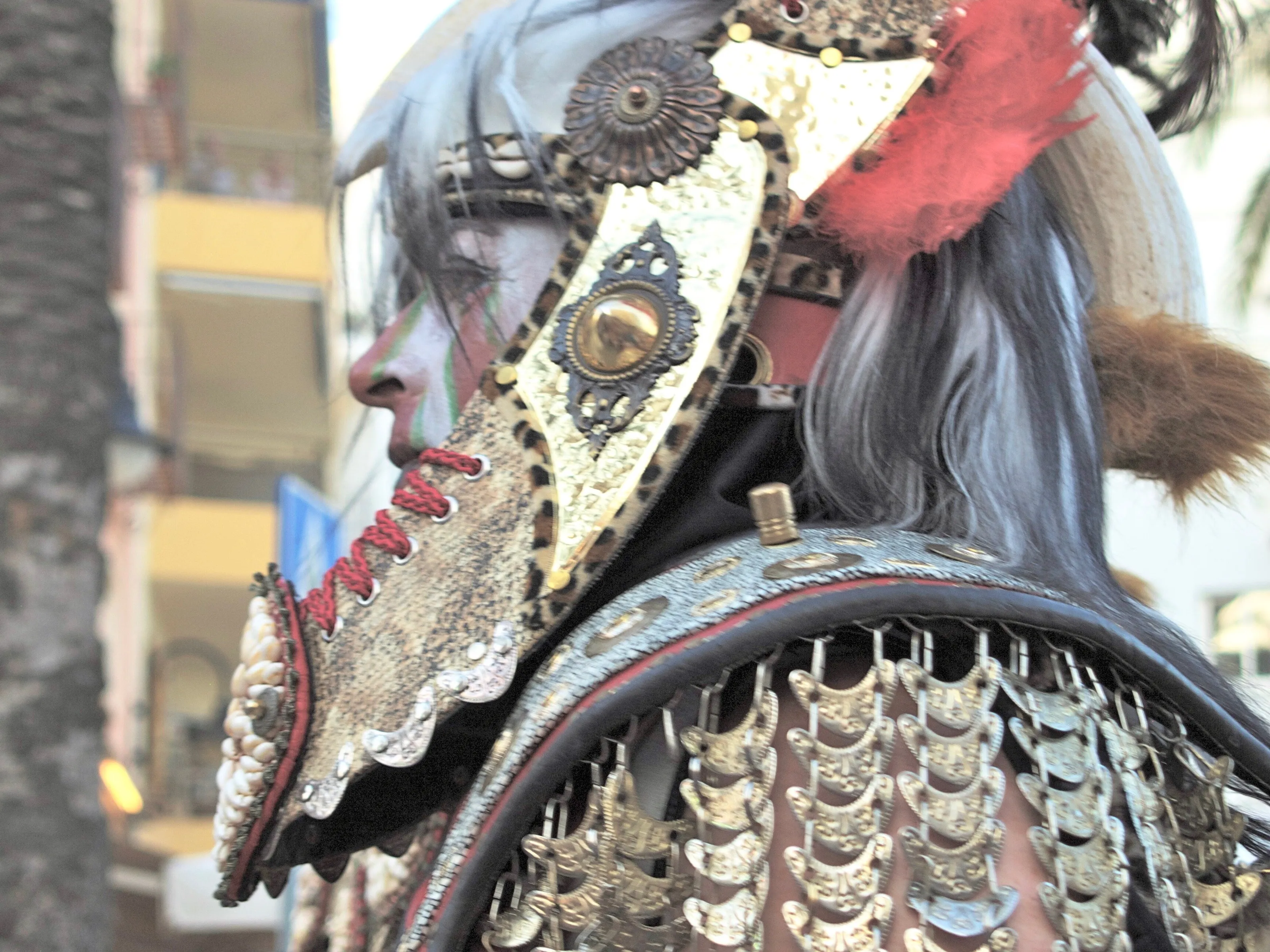 Painted Warrior - Moors and Christians Moraira