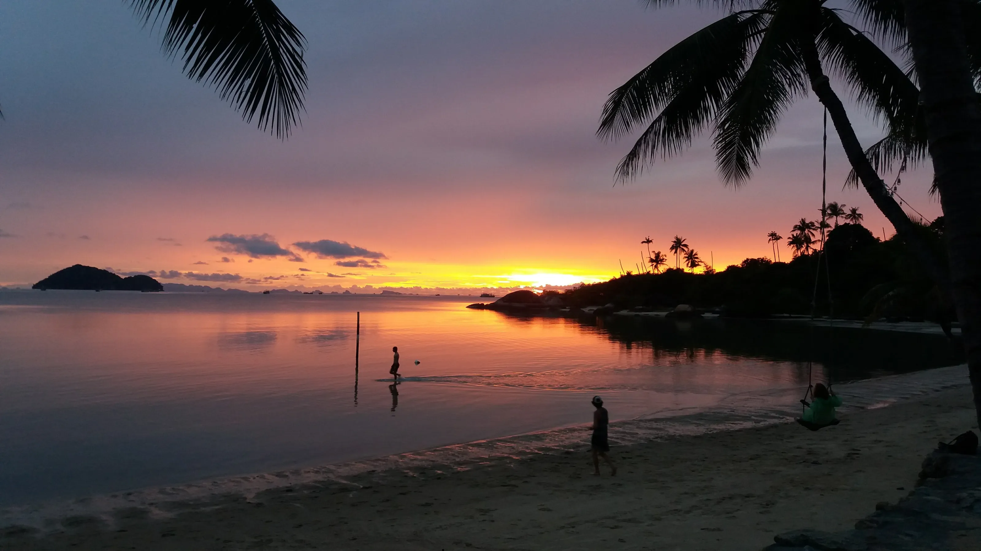Sunset from Koh Phanang