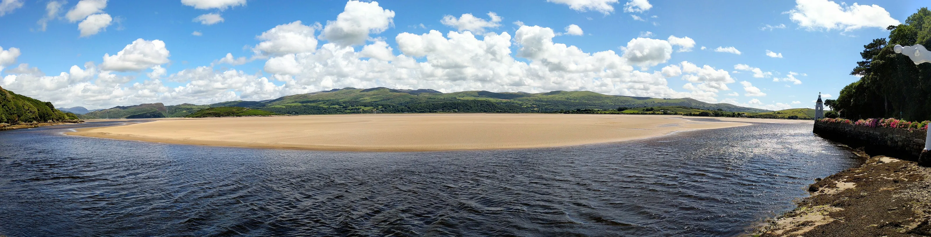 Panoramic shot at Portmeirion