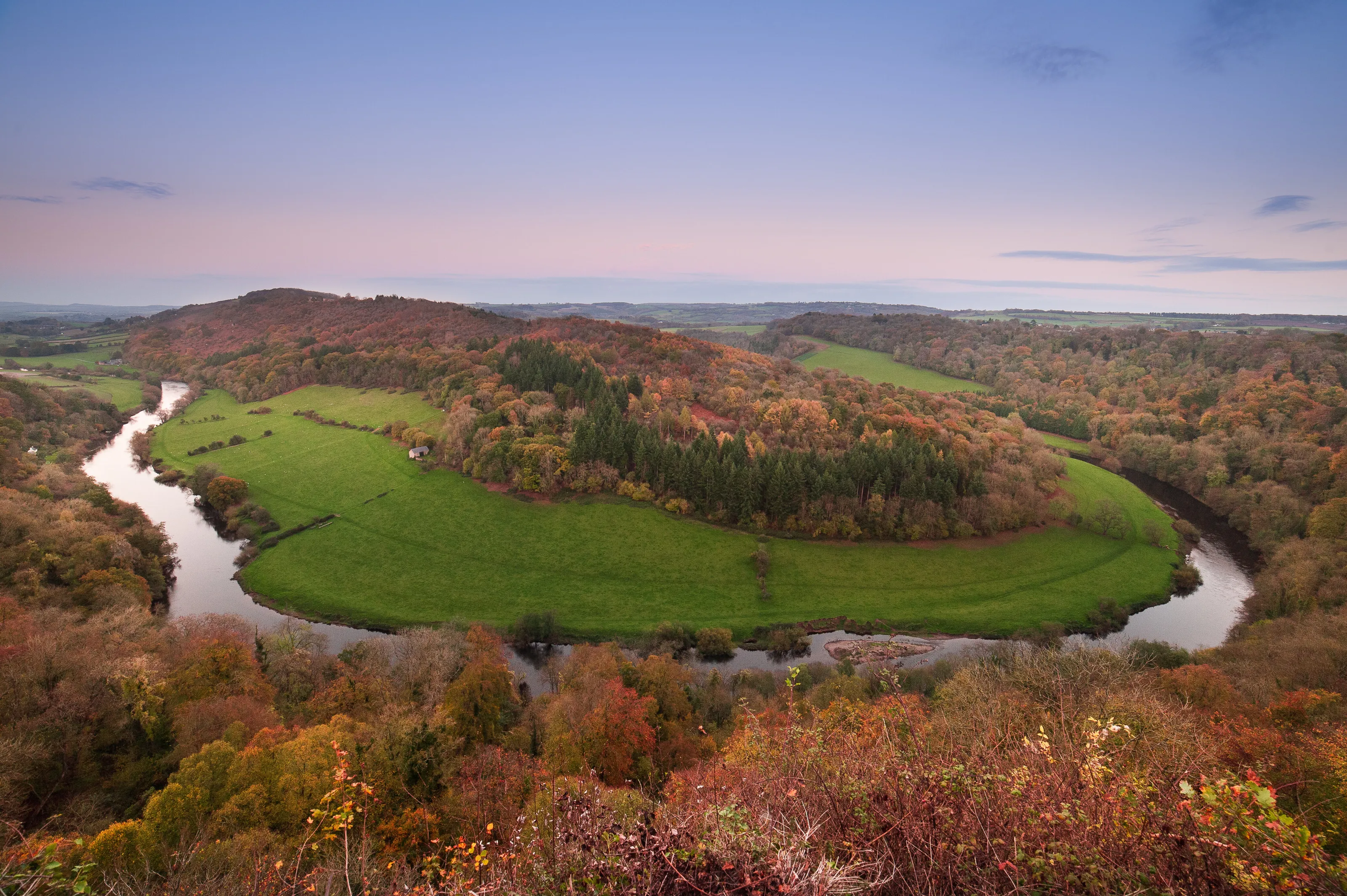 Twilight at Symonds Yat