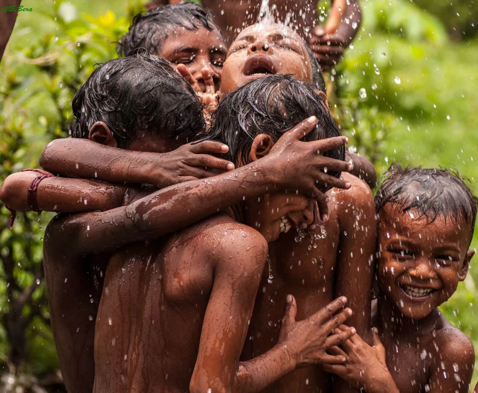 The joy of togetherness.