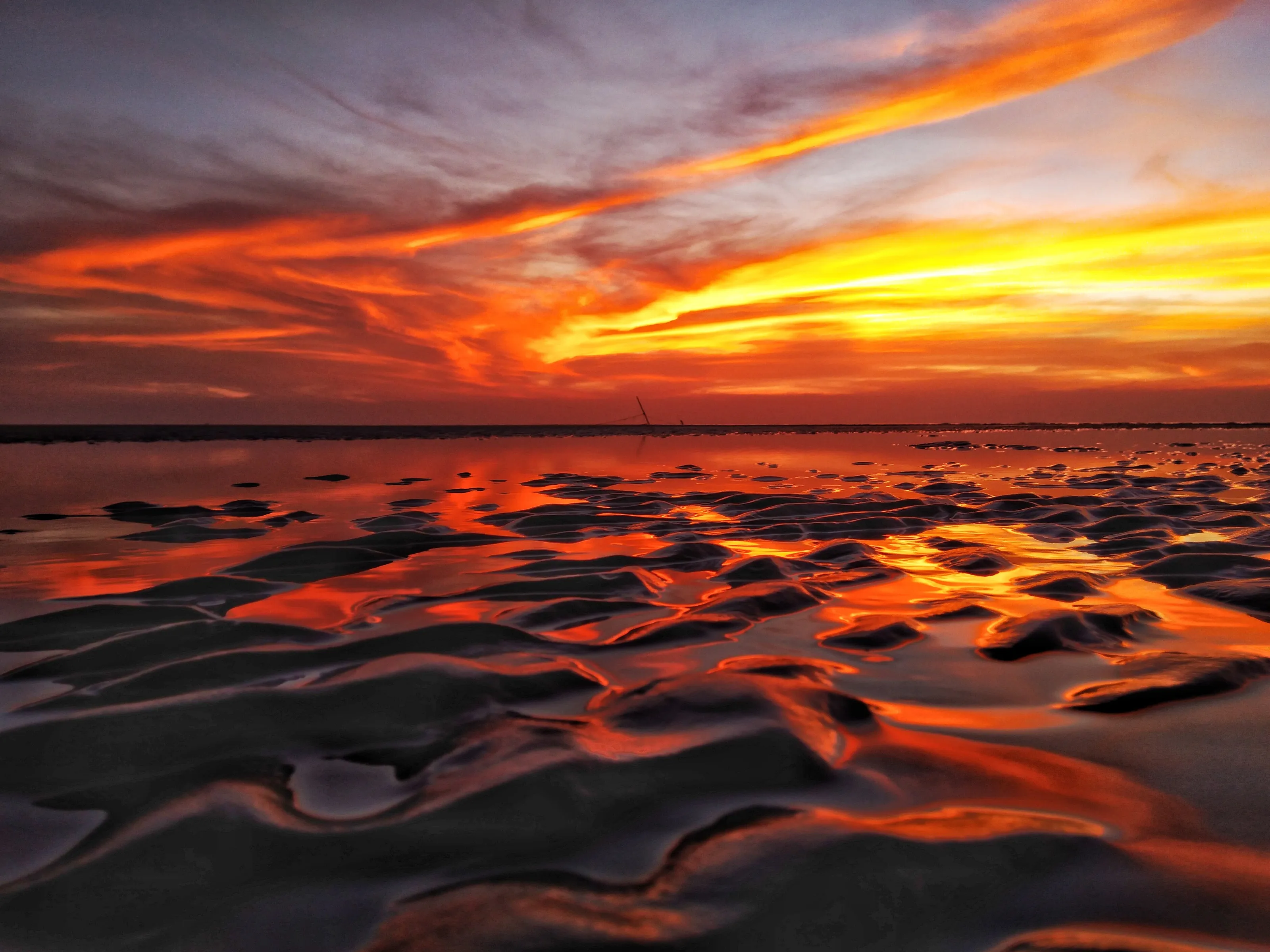 Textures And Sunset
