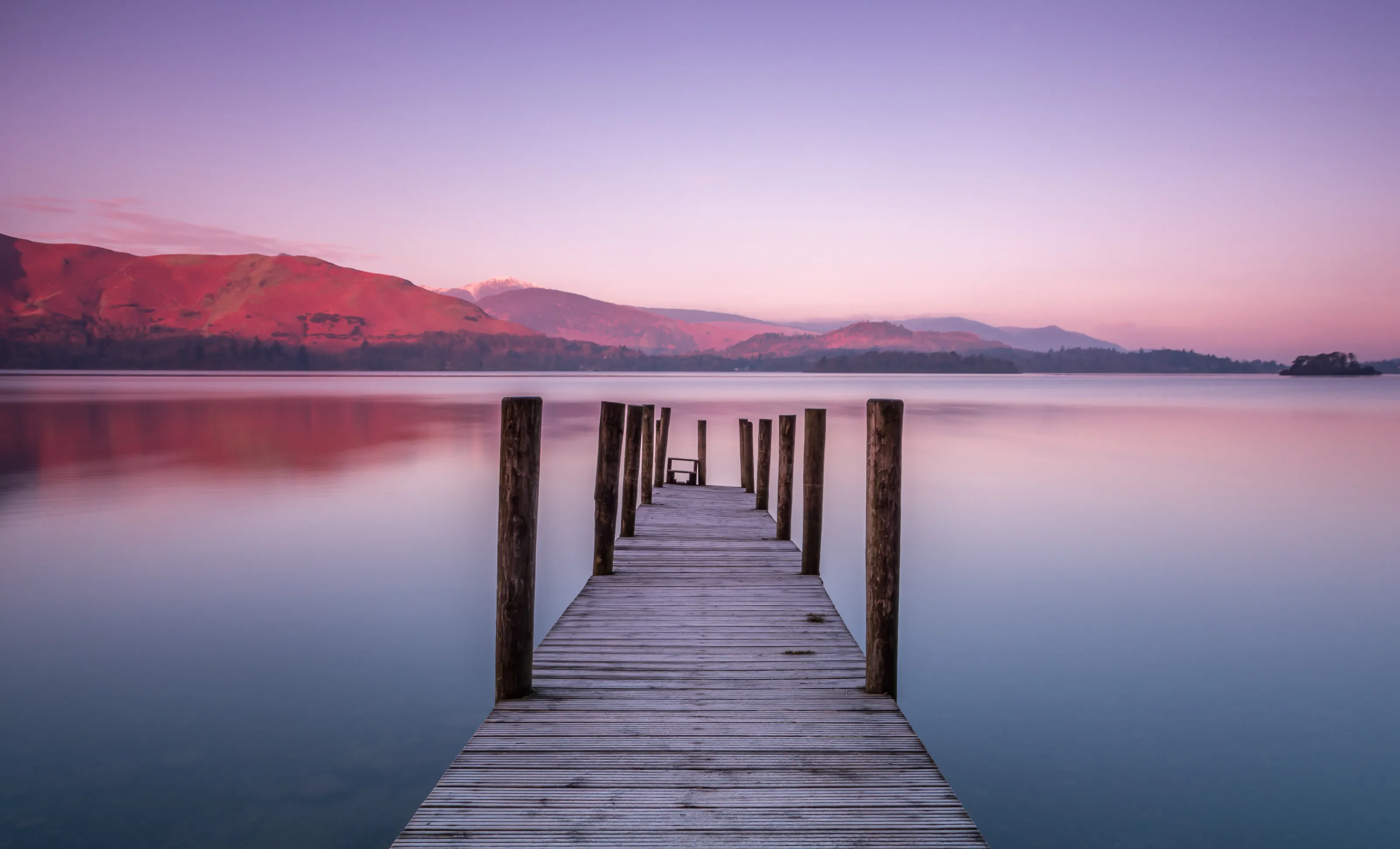 Frosty Ashness Jetty Sunrise.