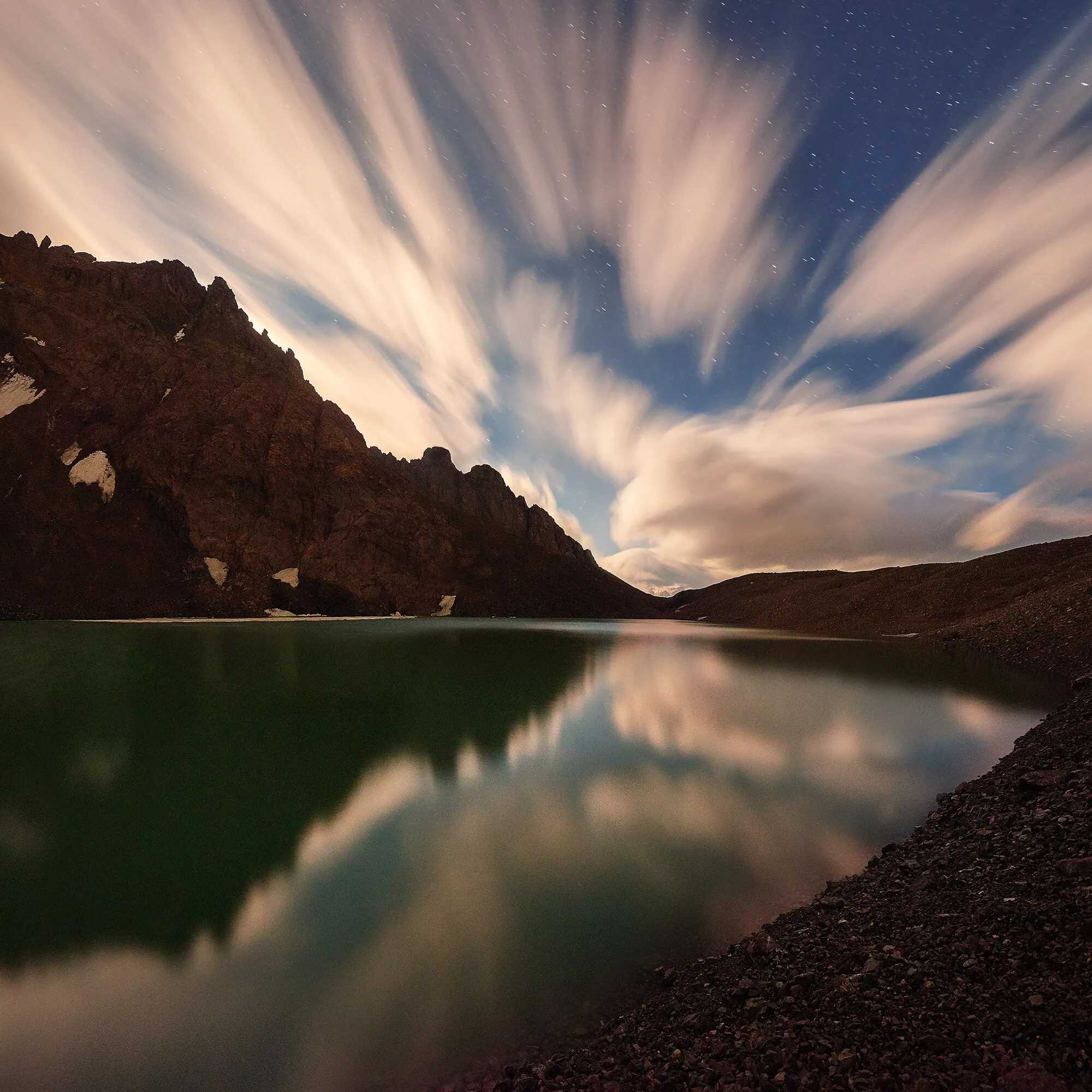 Moonlit Night at Elbrus