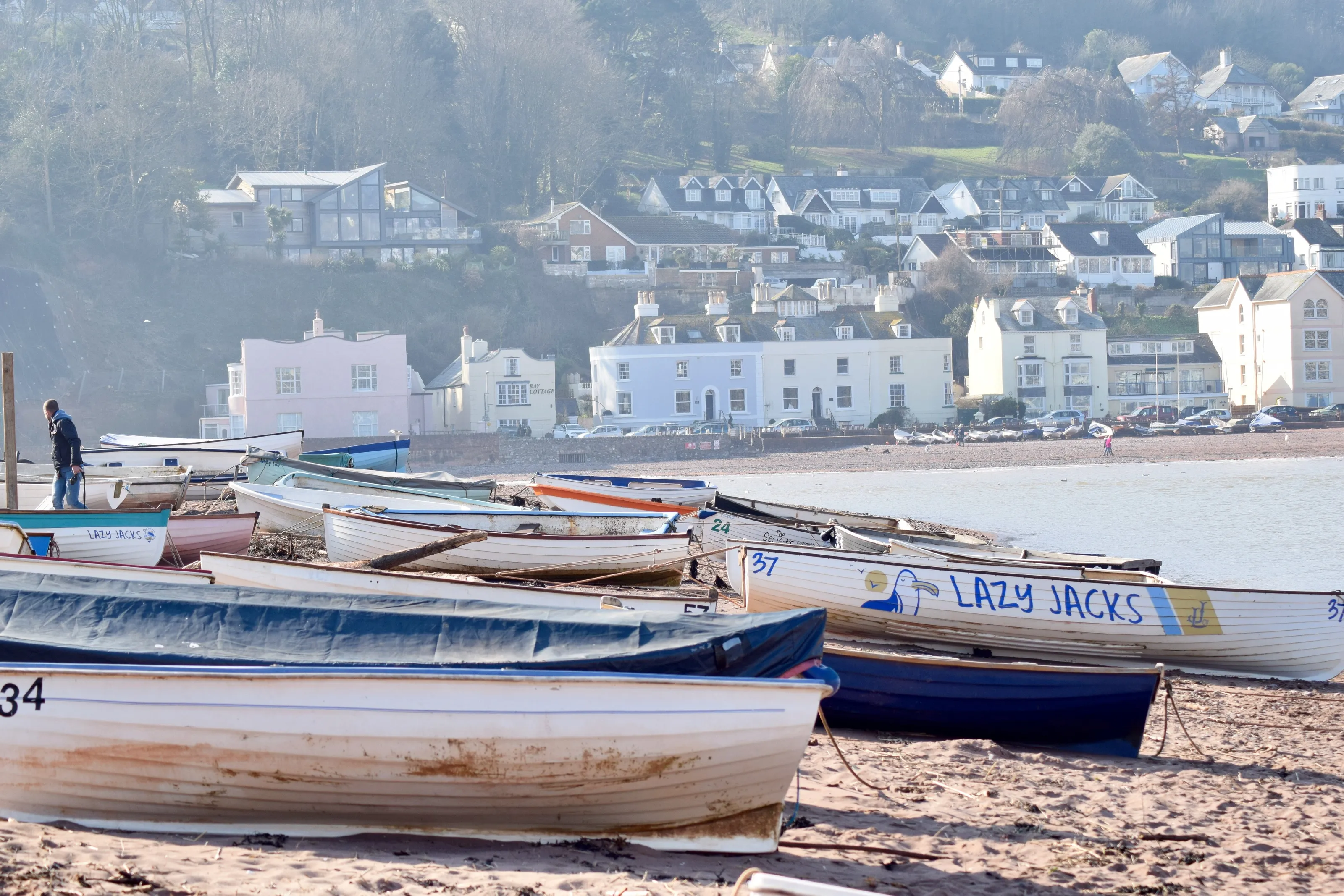 Teignmouth River beach to Shaldon