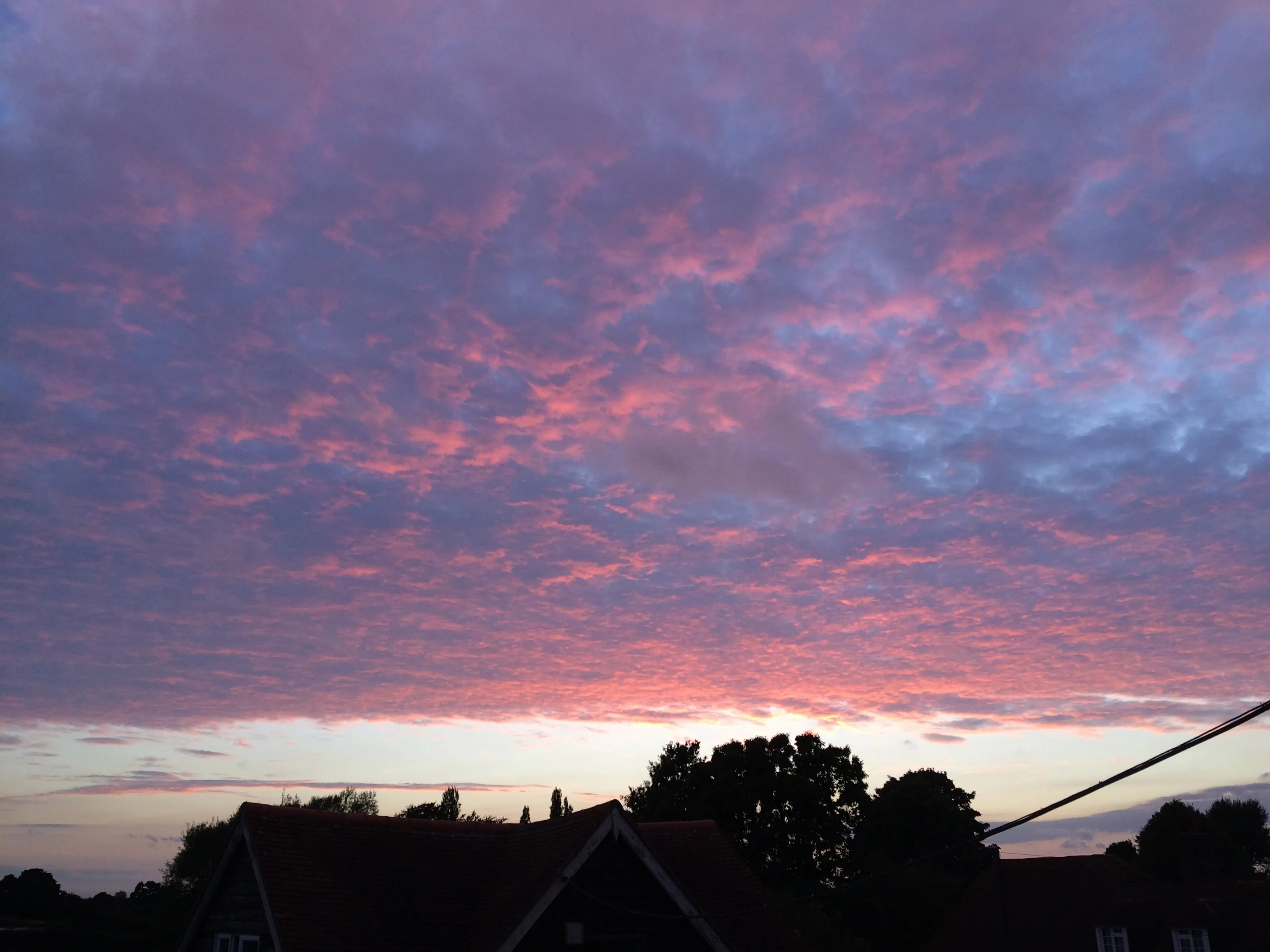 Evening clouds-Iden, Rye