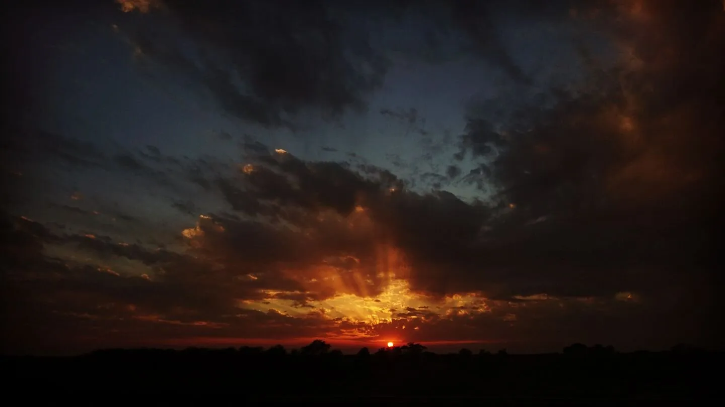 A Cloudy Sunset