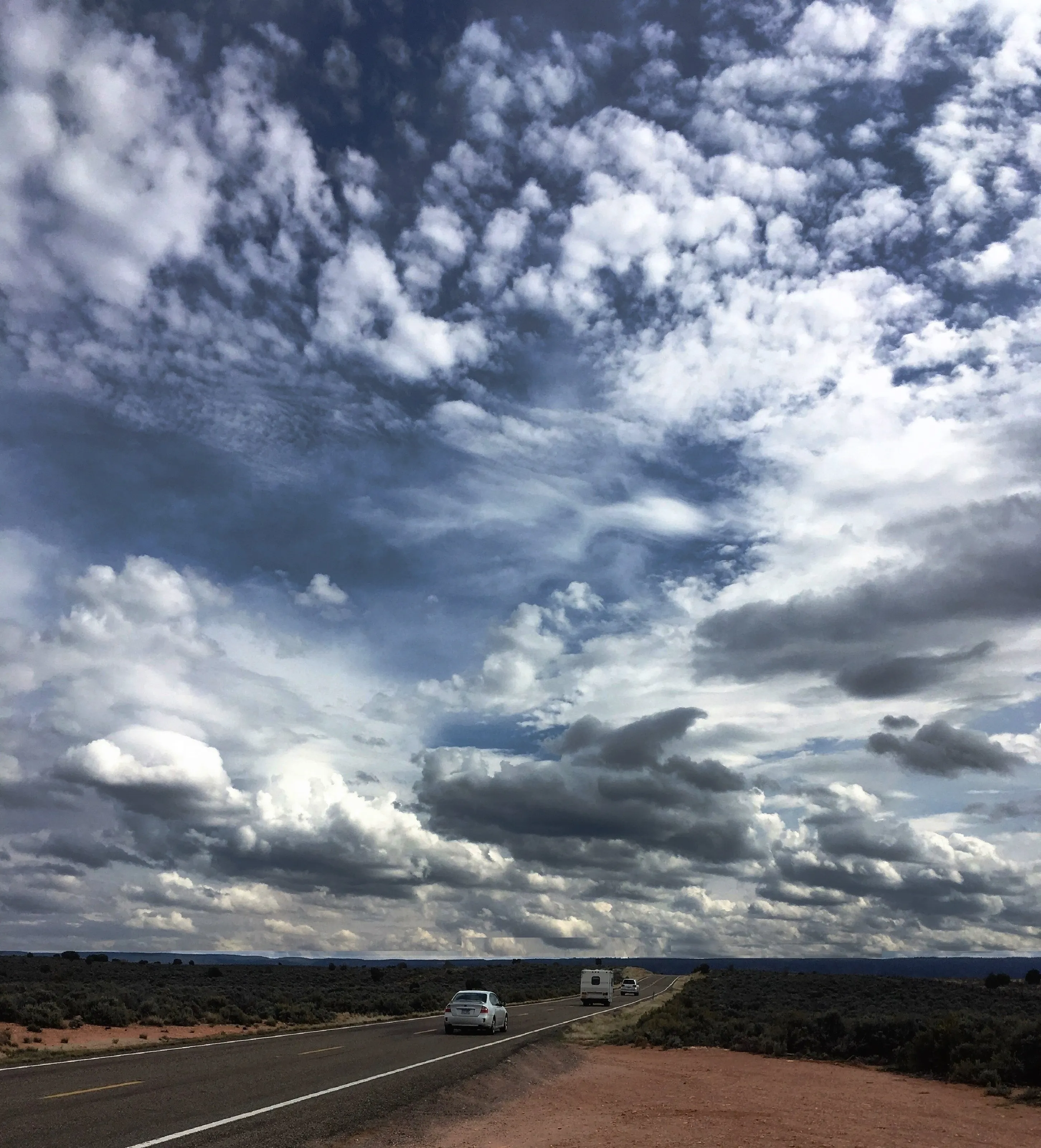 Leaving Zion National Park and Driving into a Storm
