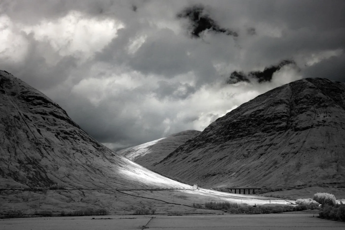 Light on the viaduct to Rannoch