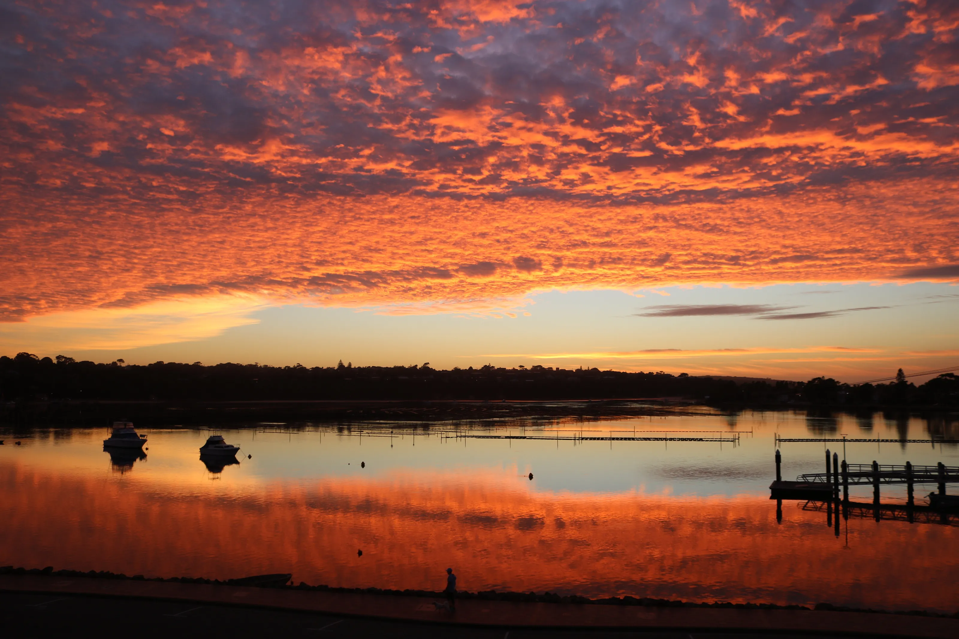 Sunrise over Merimbula Lake