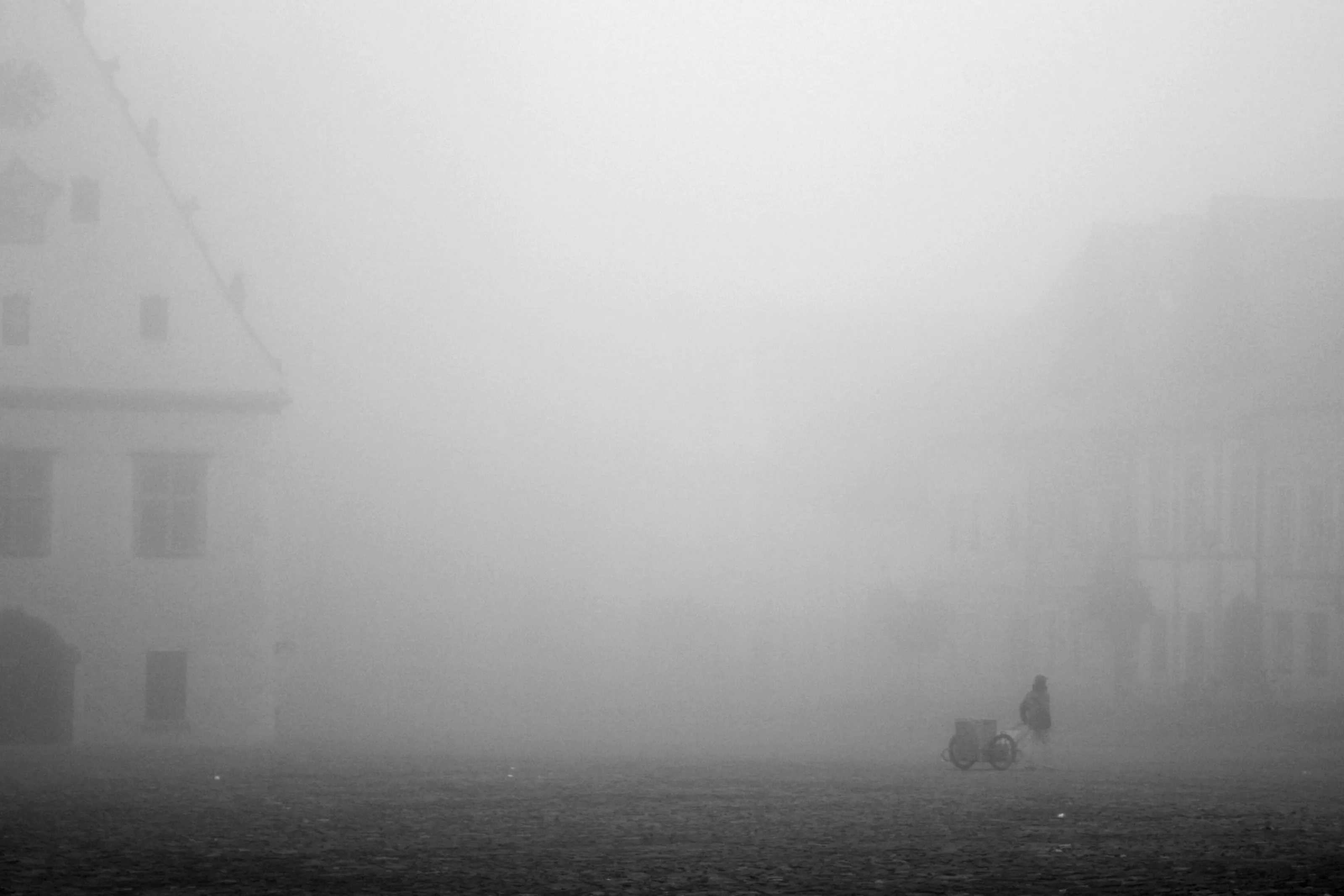 Early foggy morning