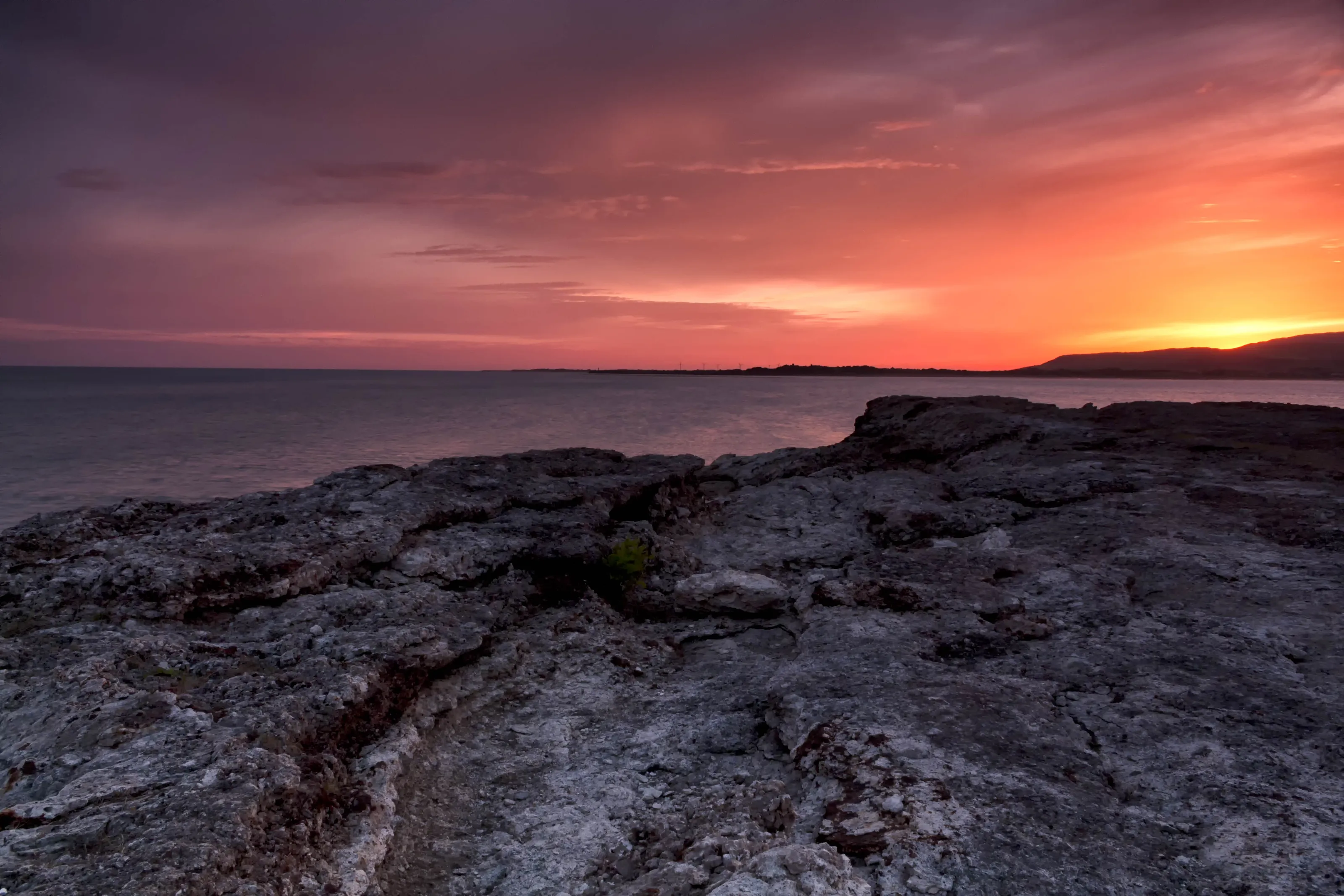 Askam Pier Sunset