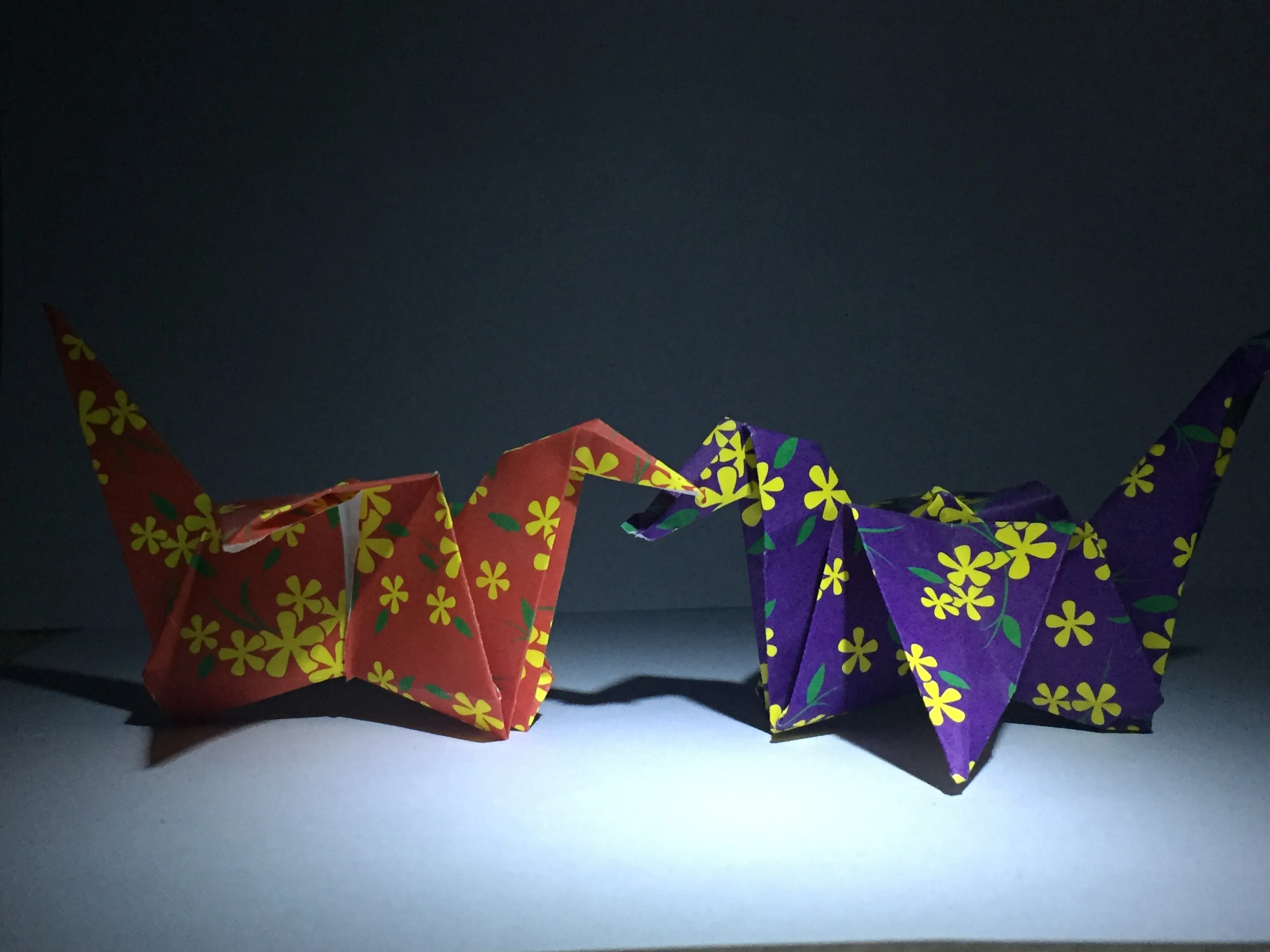 the paper cranes