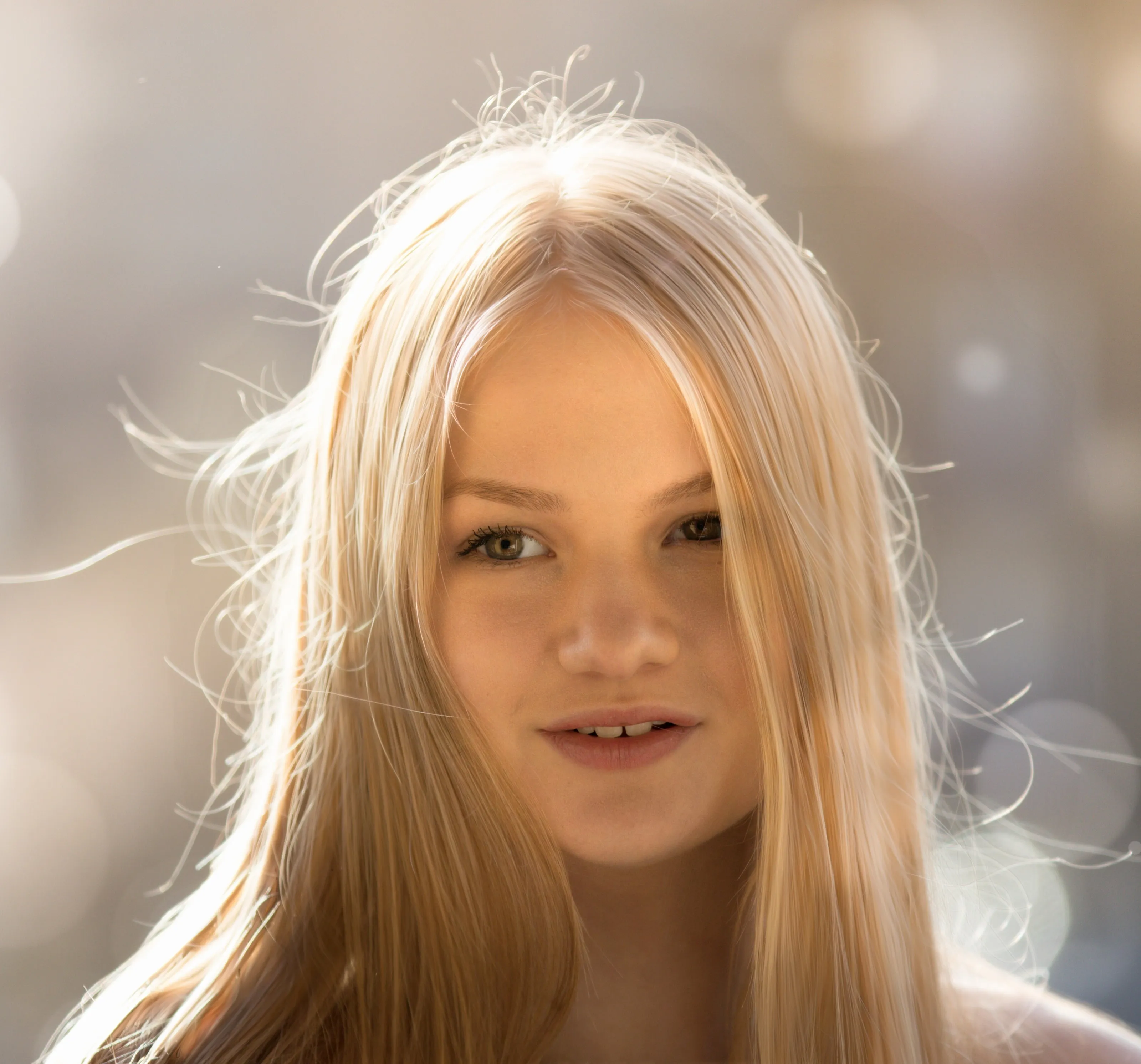 Girl on balcony