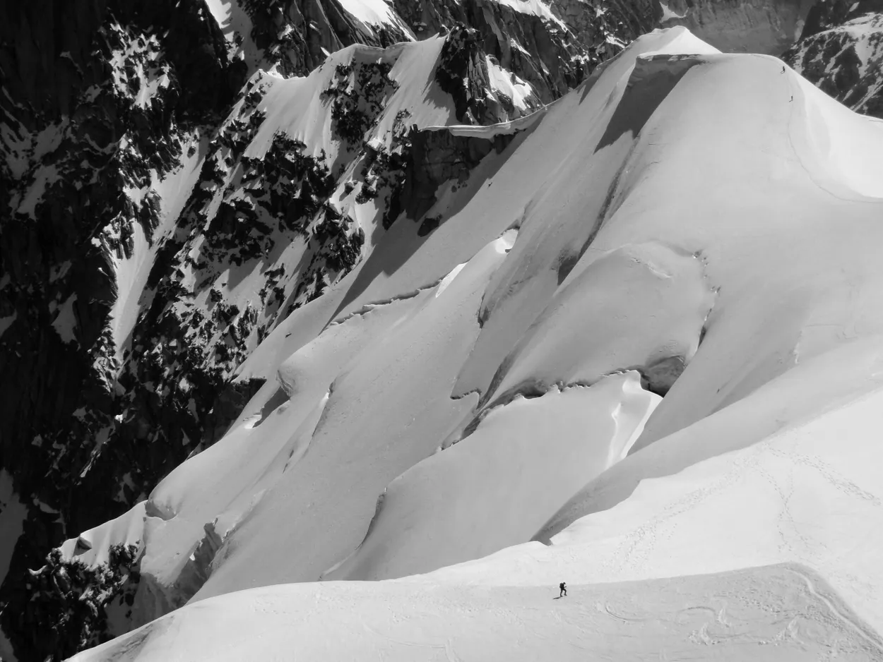 Alone in the mountain
