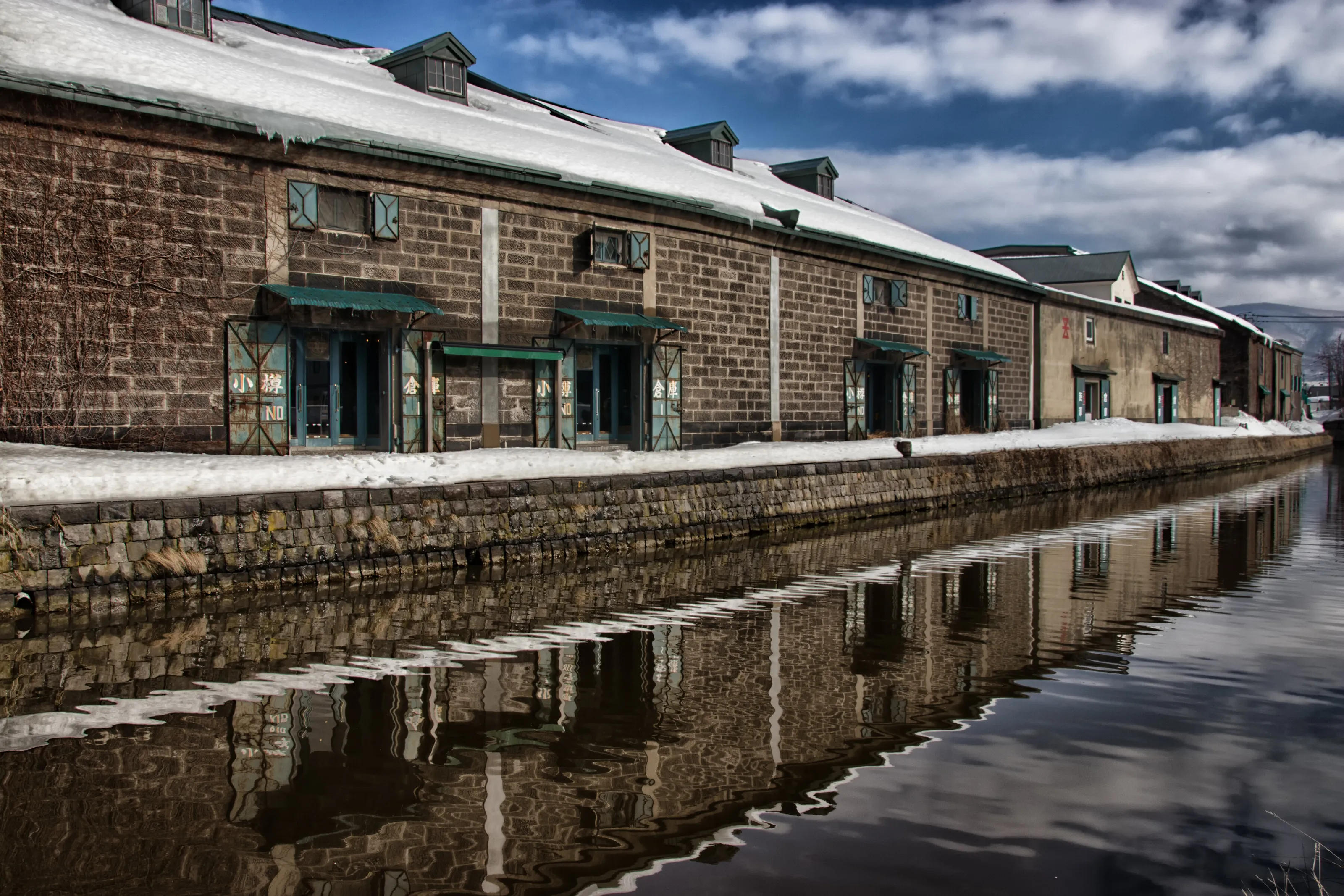 Otaru Canal Reflections