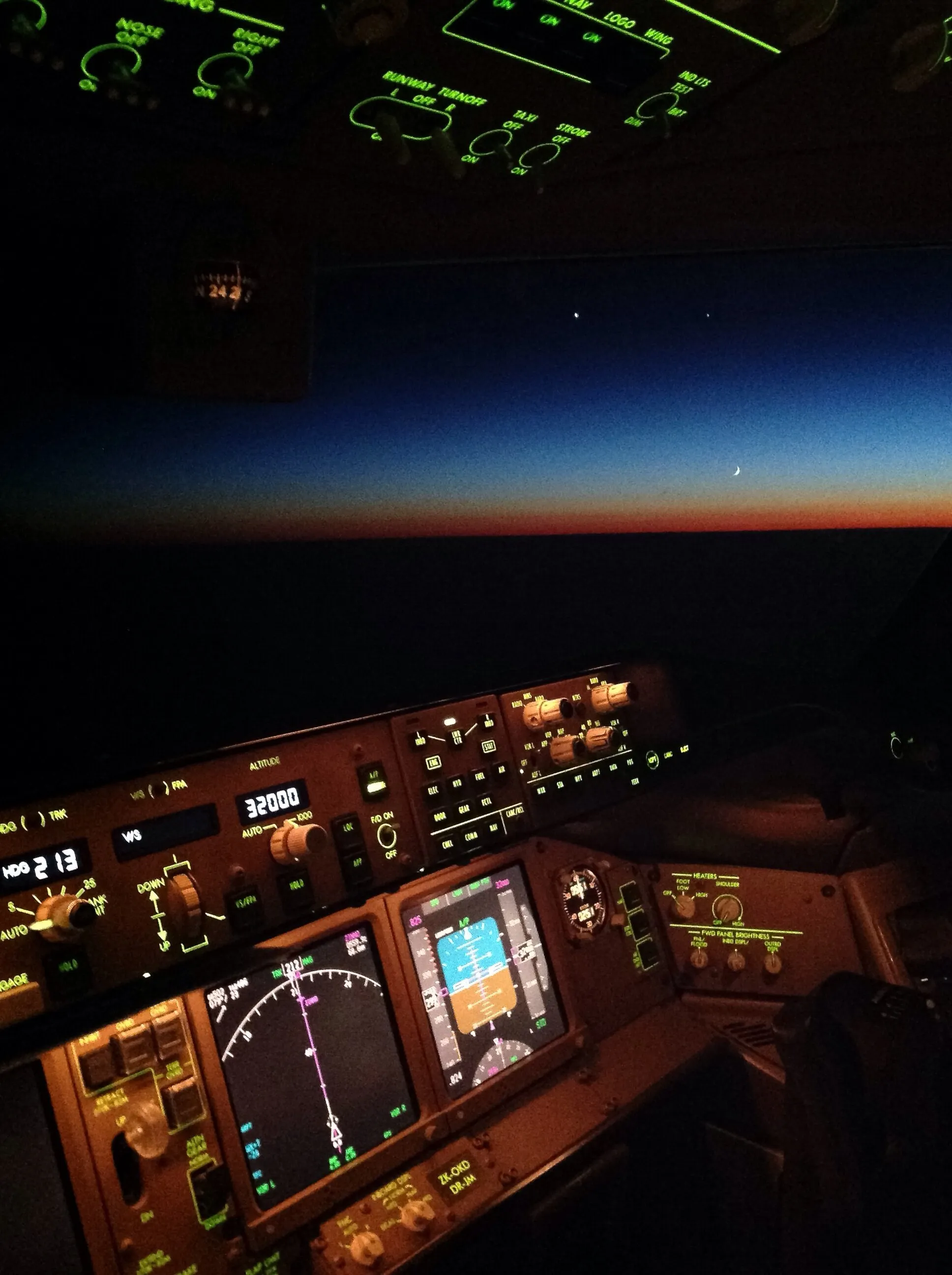 Sunset Over the North Pacific