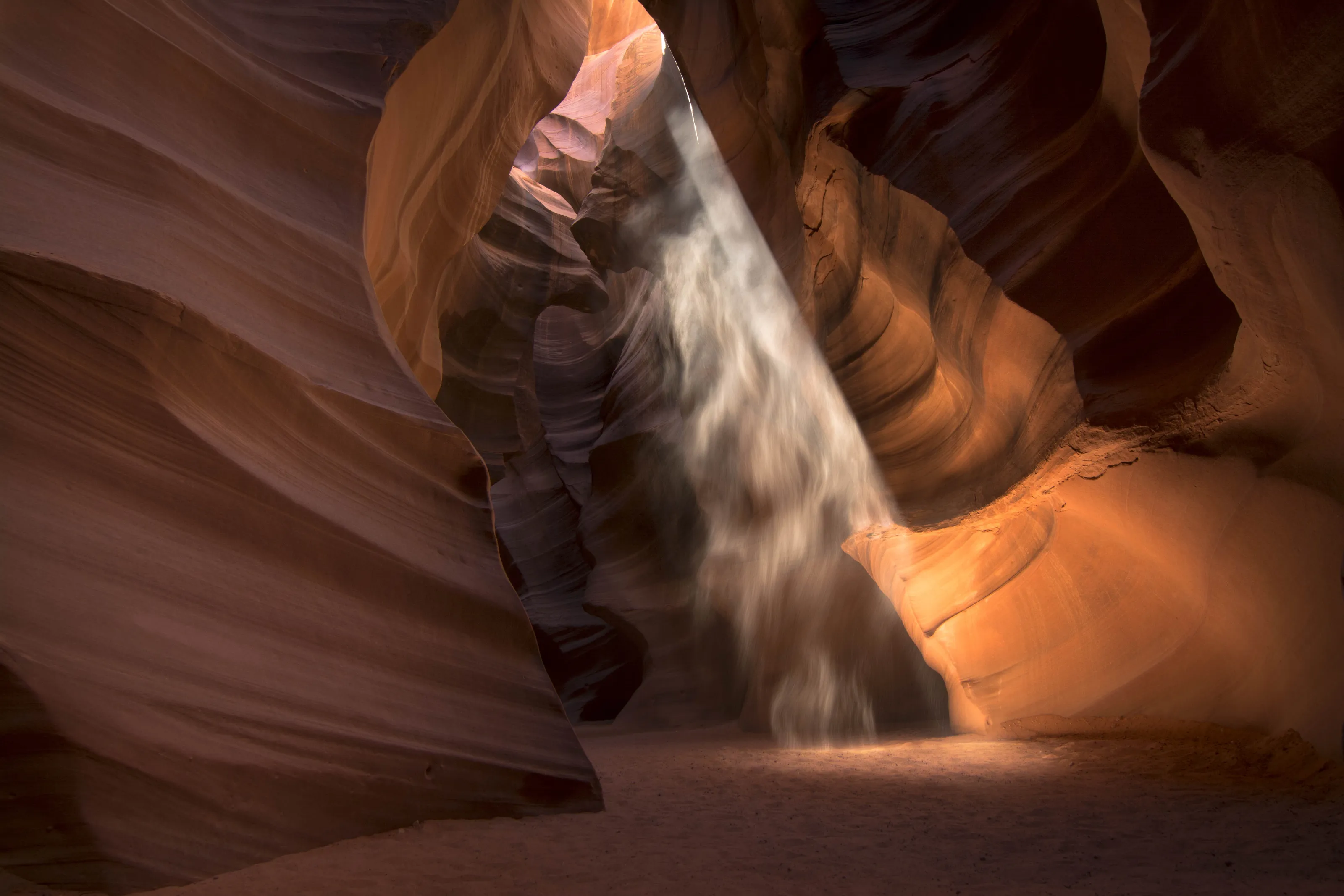 Light beam in Antelope Canyon