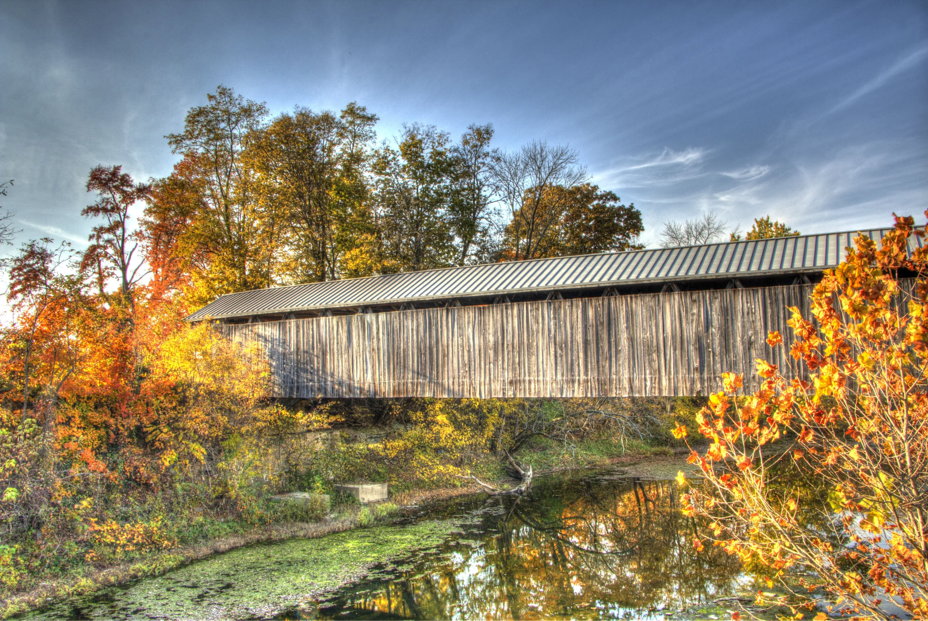 One of Brown County, Ohio's covered bridges.