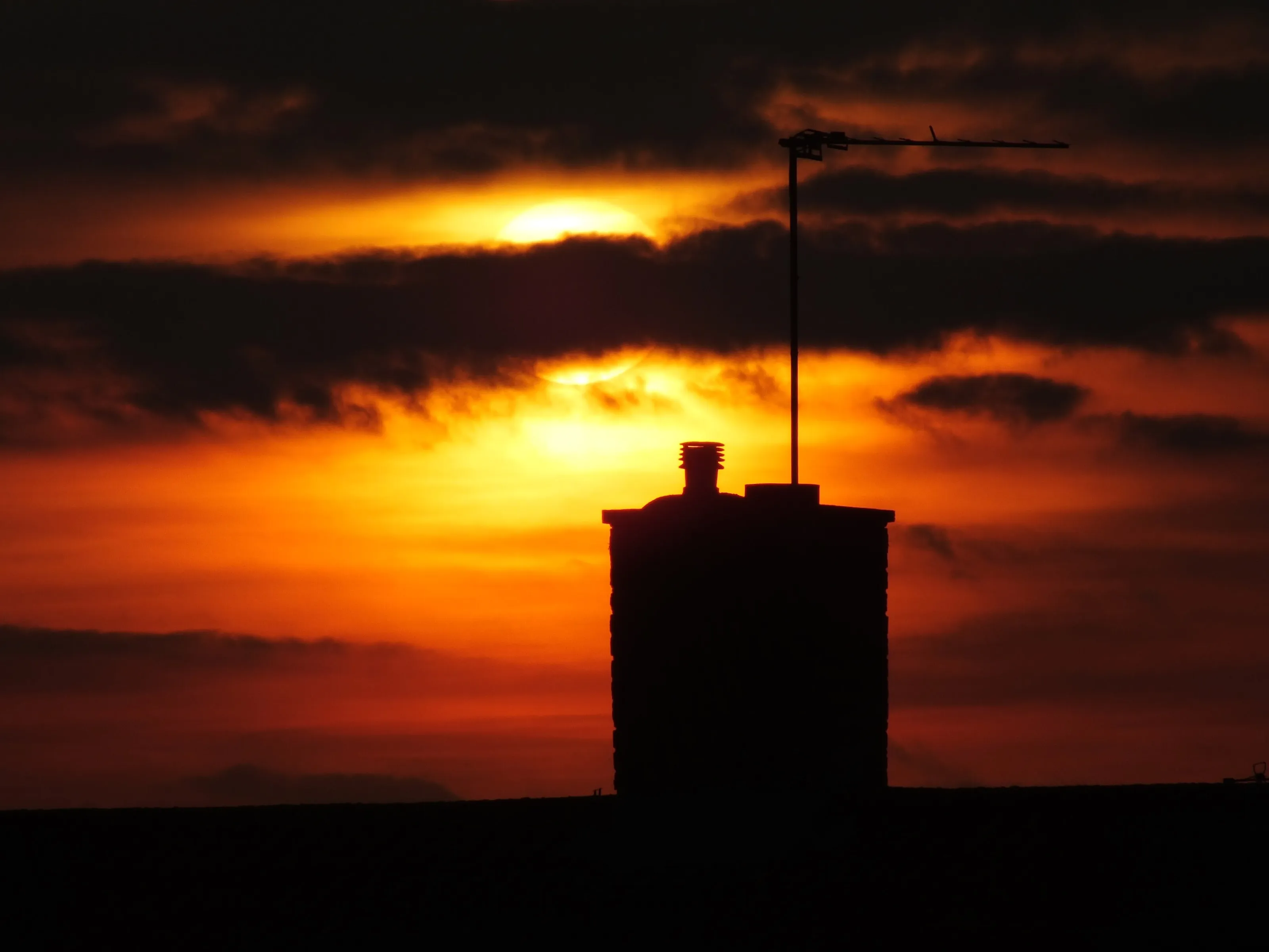 From the bathroom window