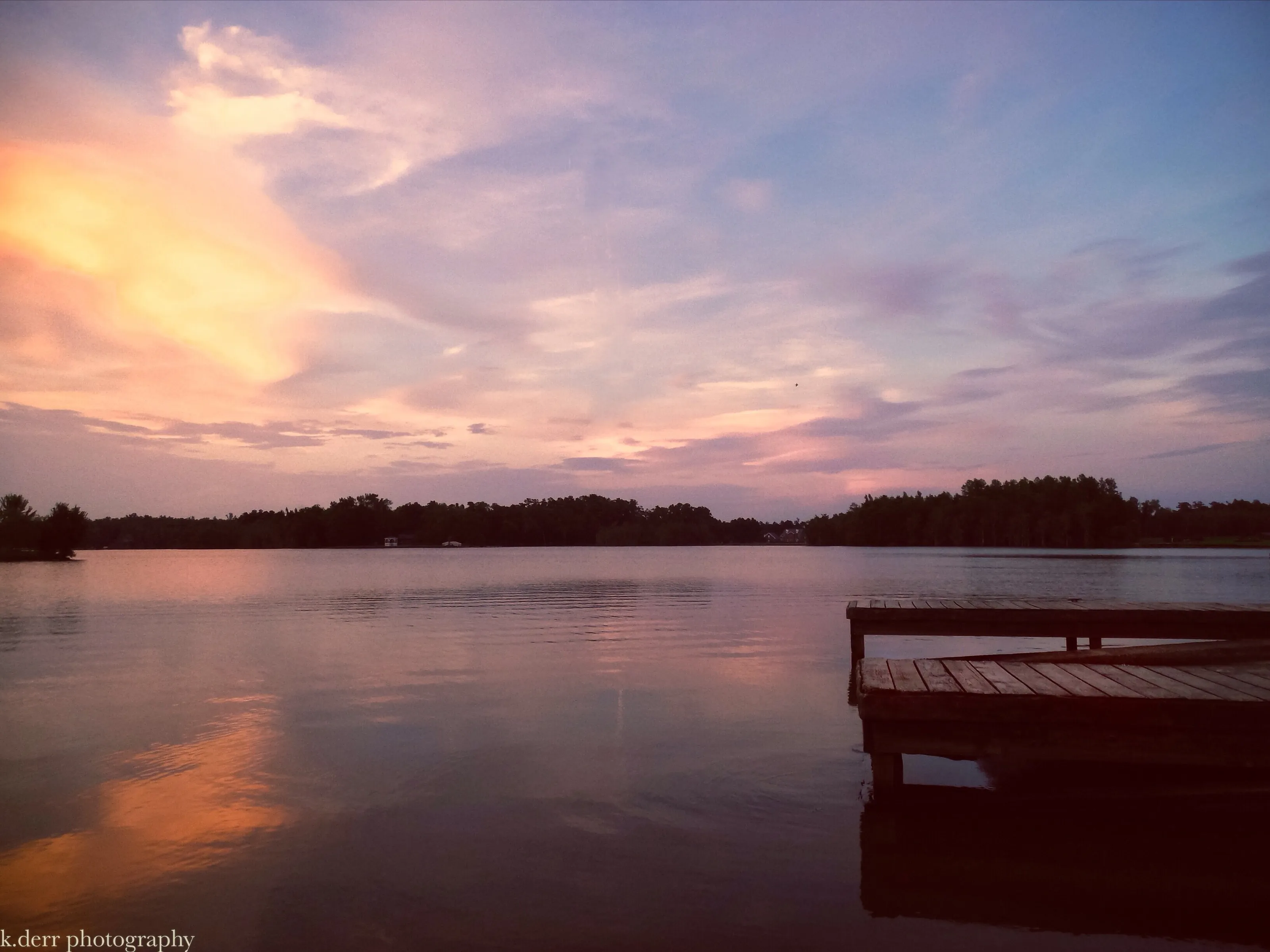 Sunset on Lake Tabor