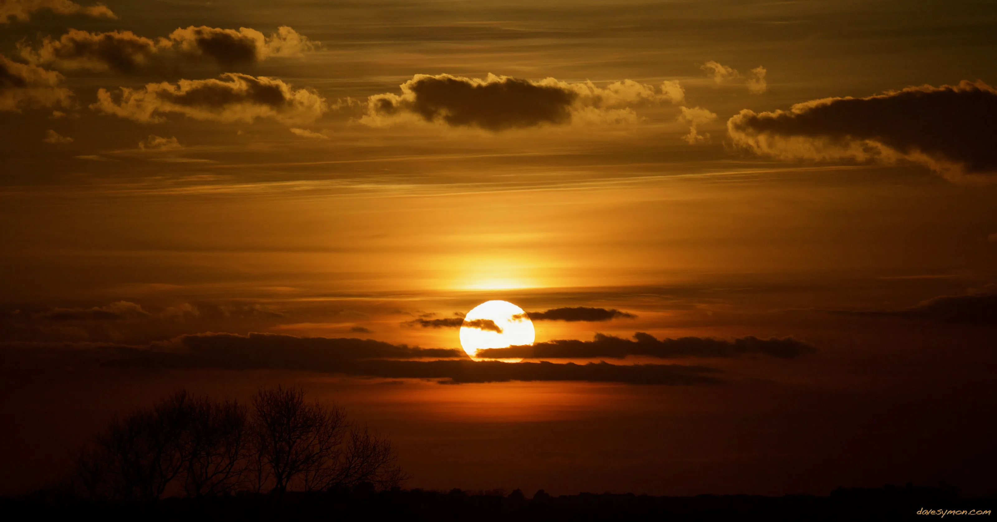 Sunset on the Isle of Wight March 2018