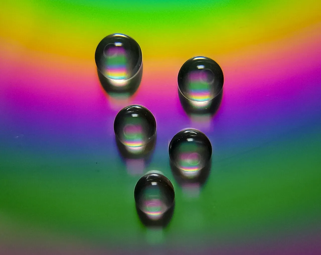 Drops rainbow