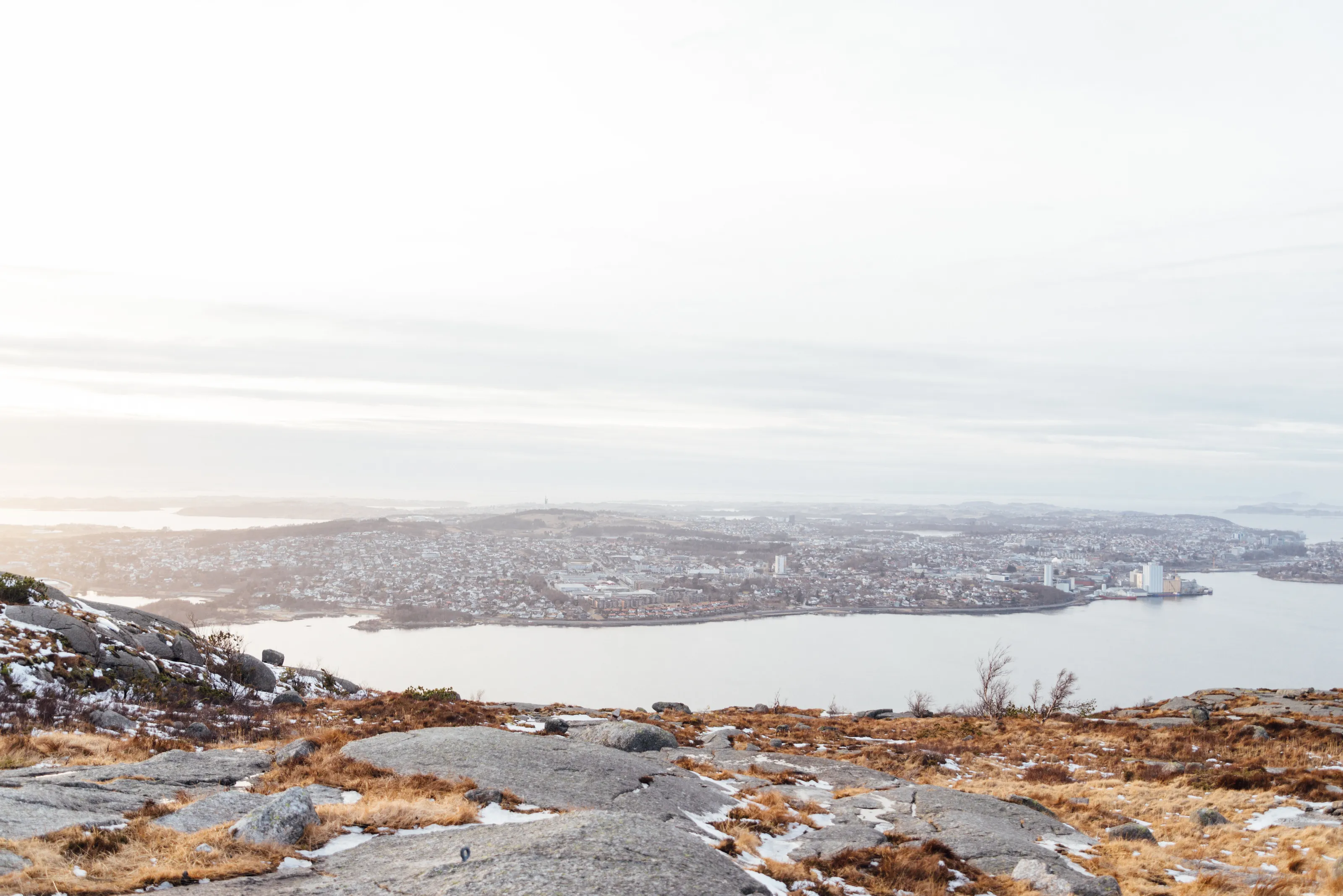 Stavanger City seen from Lifjell