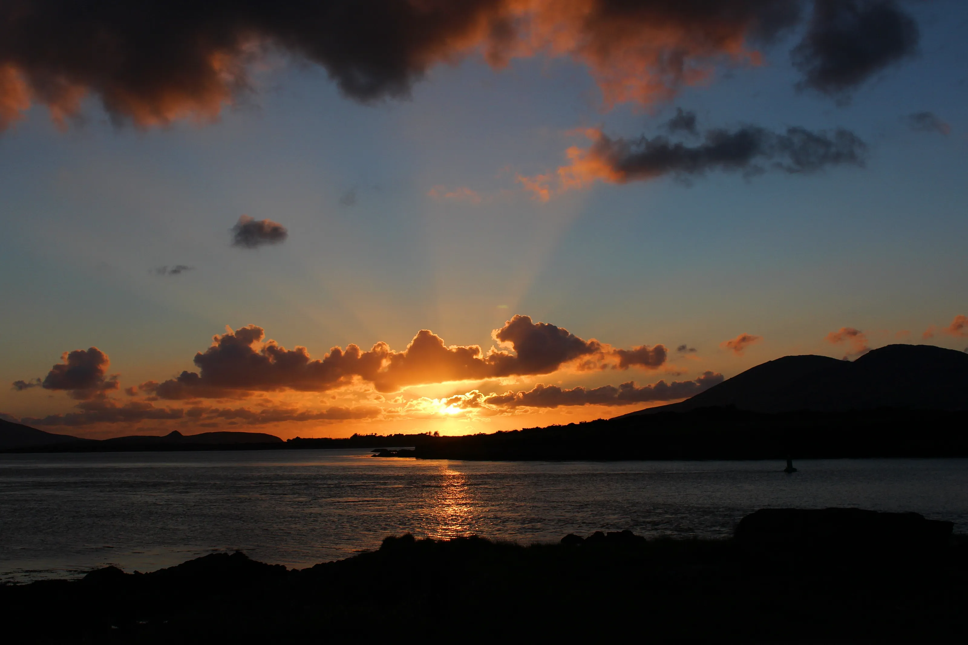 Sunset over Valentia Island. Co. Kerry. Ireland