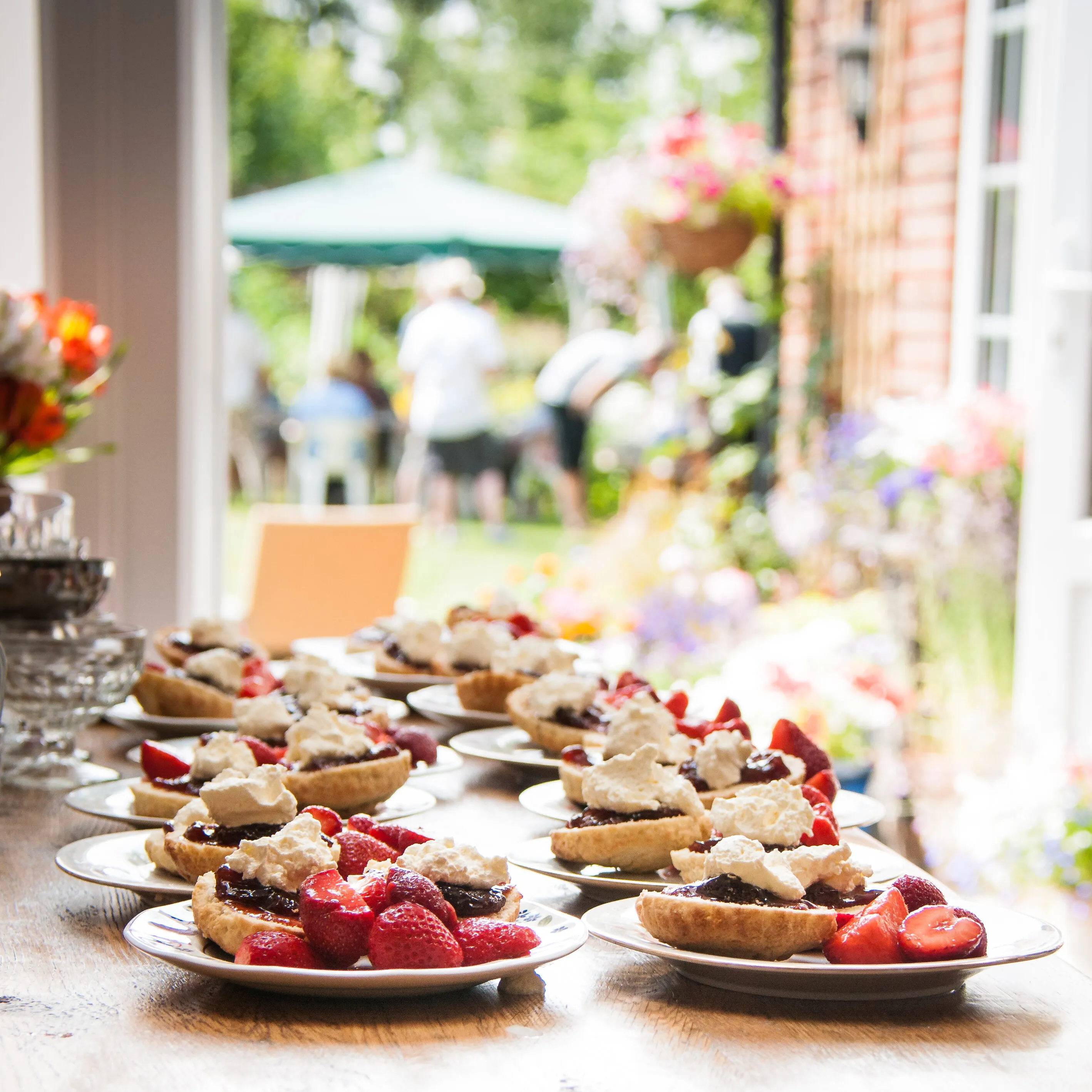 Anyone for strawberry tea?