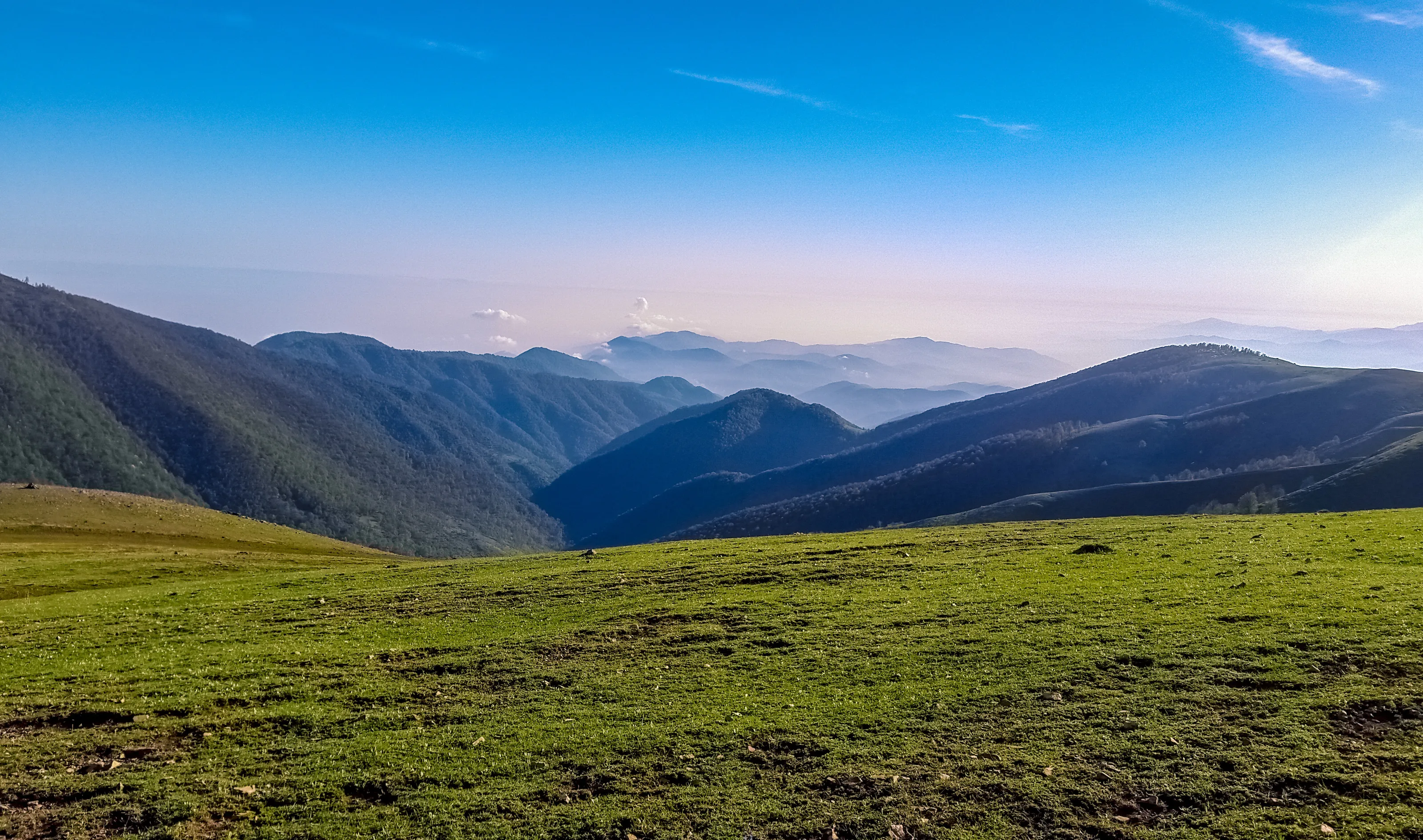 An exciting day over the mountains,Chaleh Sara village