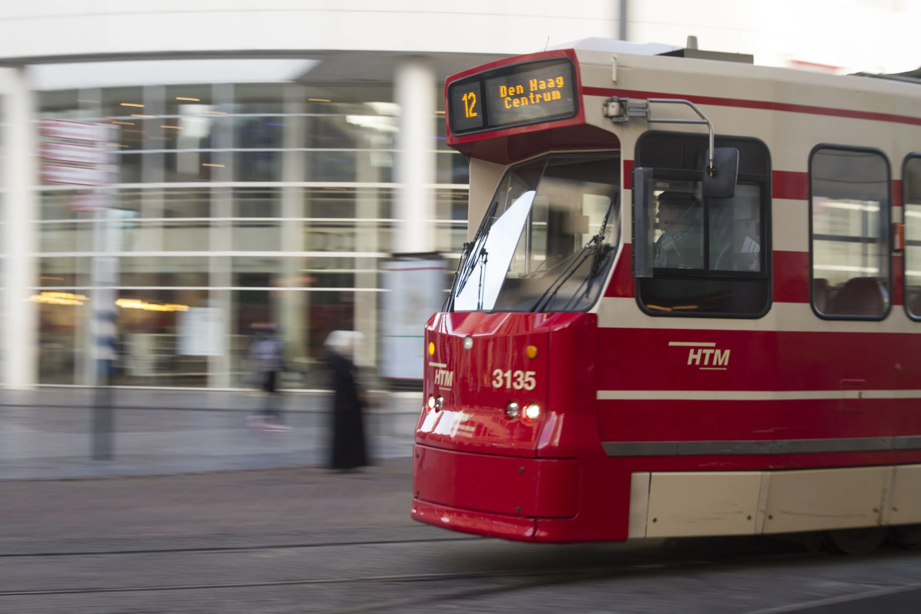 passing tram