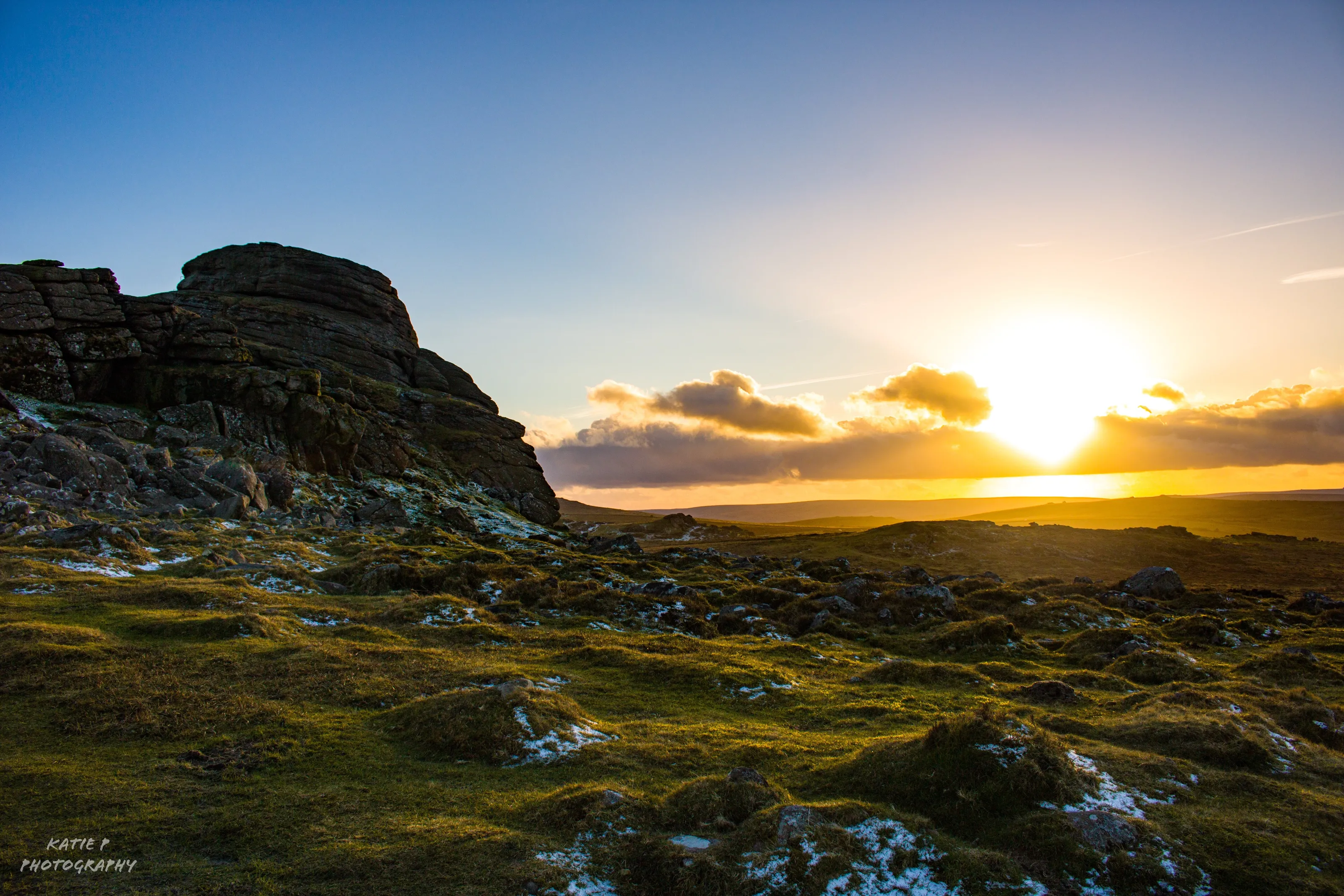 Sunset on the moors