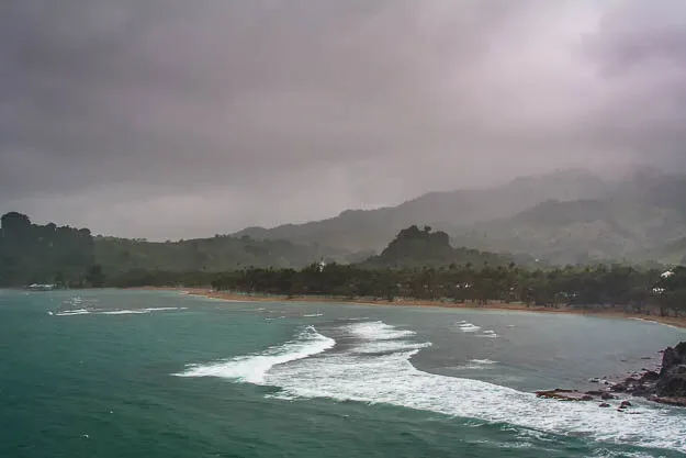 Rain at Amber Cove