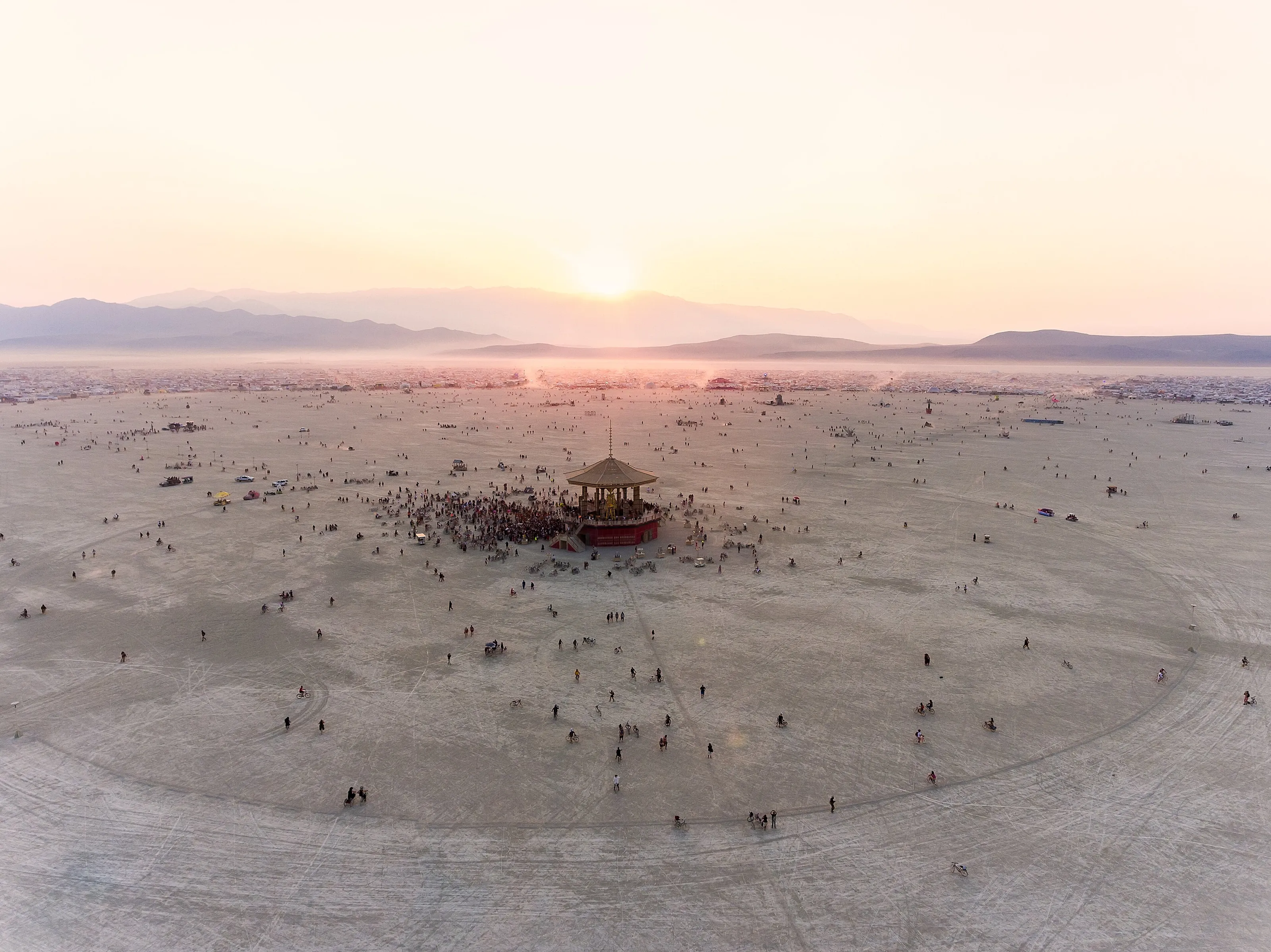 Sunset at Burning Man