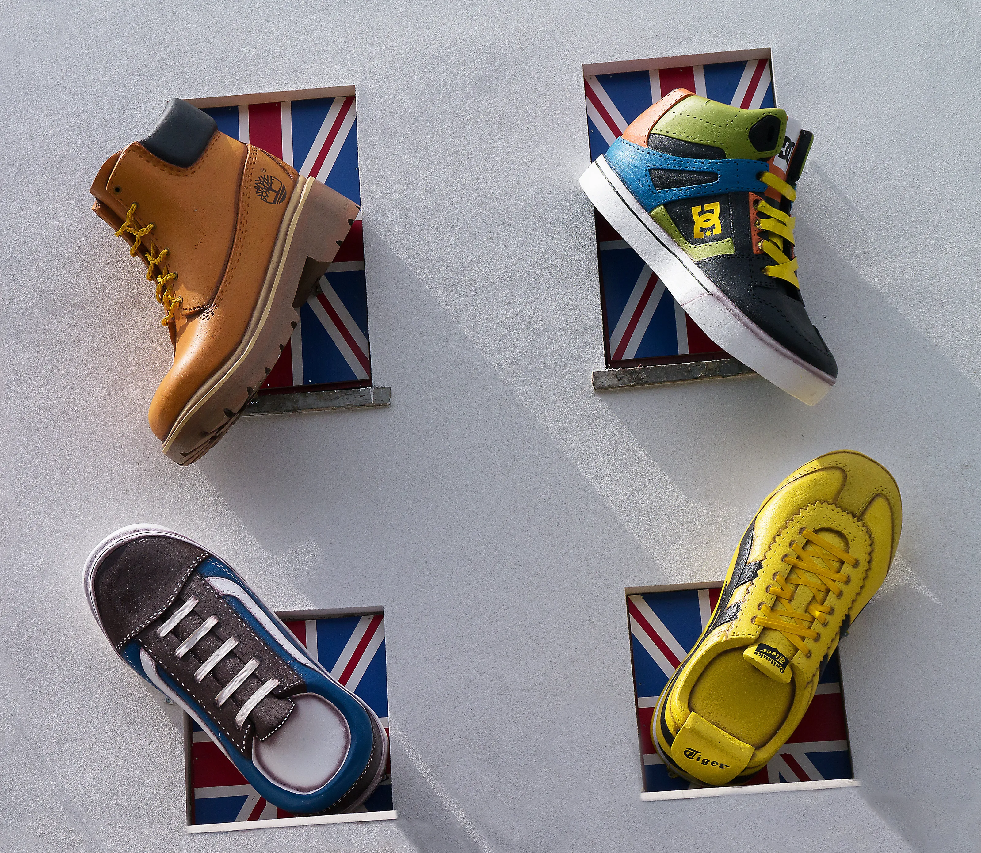Shoe goes there