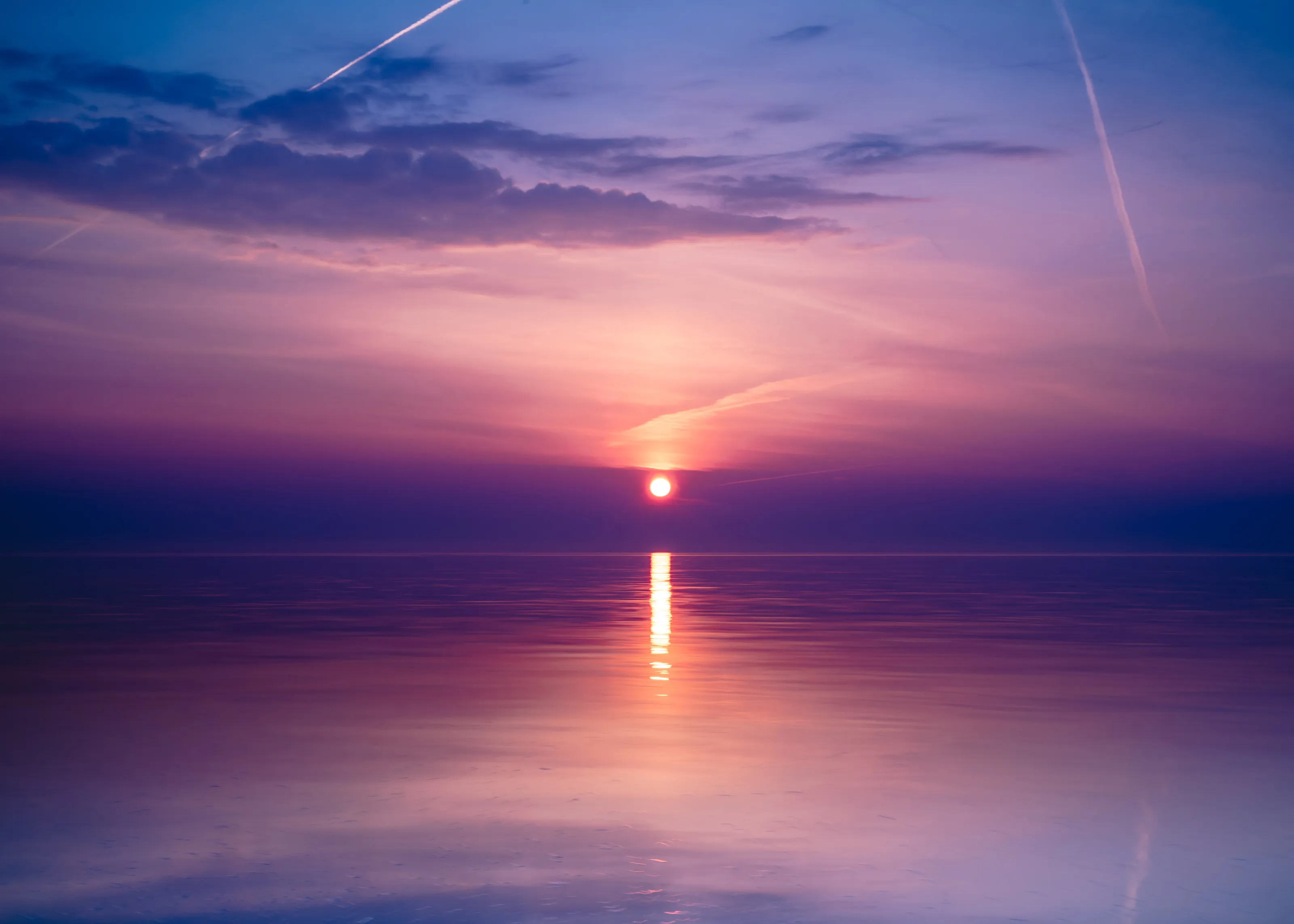Sunrise over Lake Ontario.