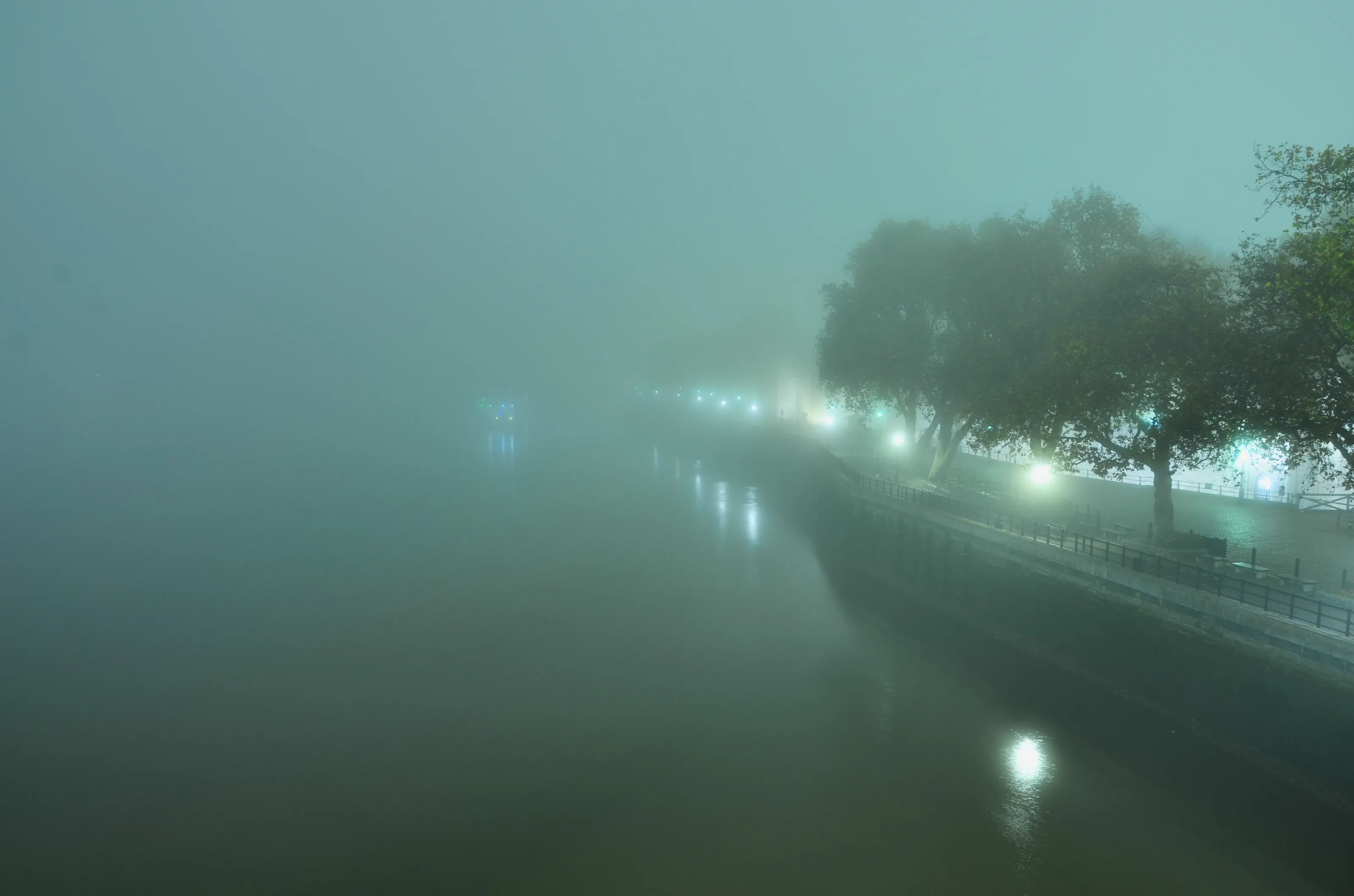 River Thames in the Fog